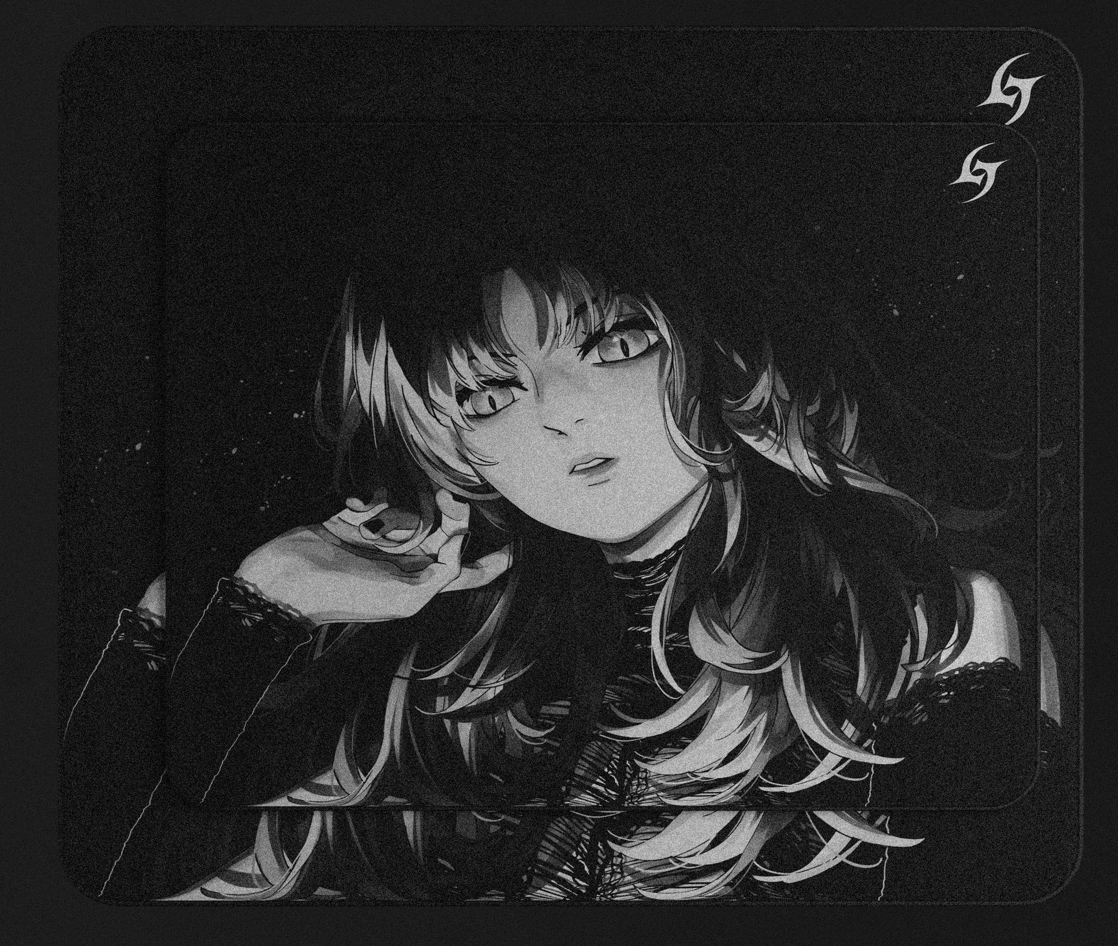 Aimstar Gentian V2 Mousepad Smooth E-sports Gaming Mousepad Original Anime Girl 4mm Non-Slip Mouse Pad Valorant CSGO FPS Gamer