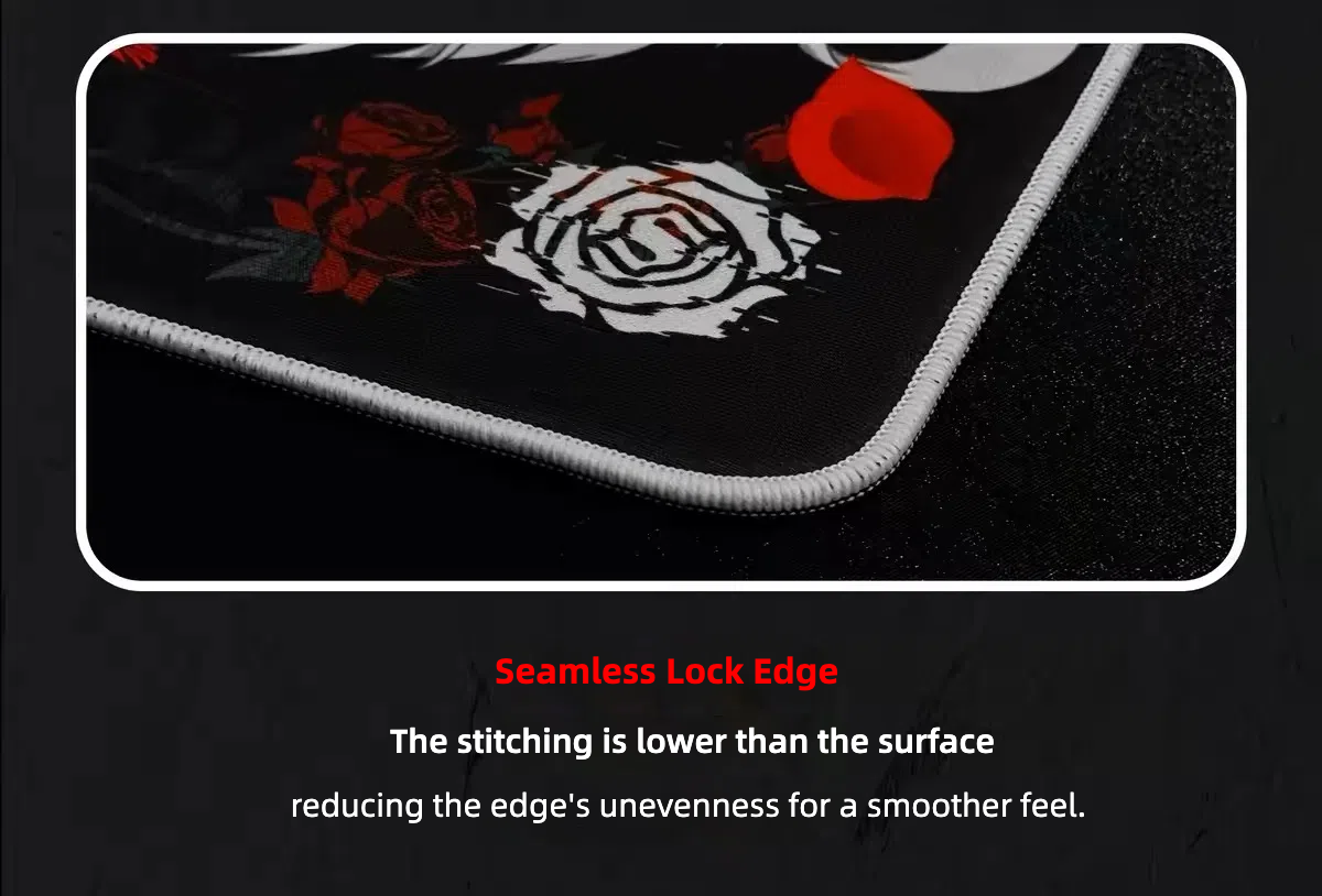 SoulRose Colora Gaming Mousepad – 490mm420mm4mm Soft Non-Slip Esports Mouse Pad for PC & FPS Gamers