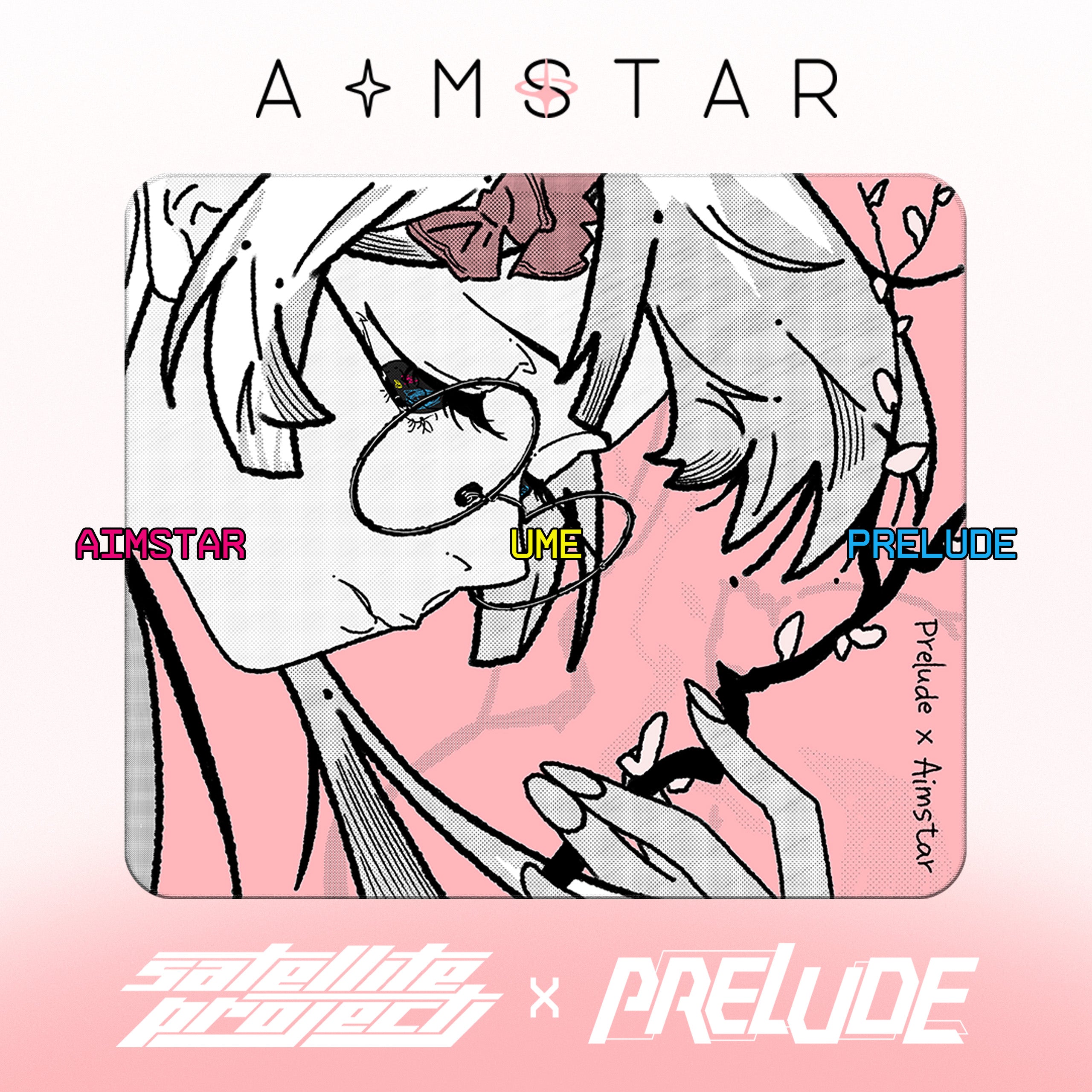 Aimstar Prelude Ume Mousepad Soft E-sports Smooth FPS Gaming Mouse Pad 4.5mm Non-Slip