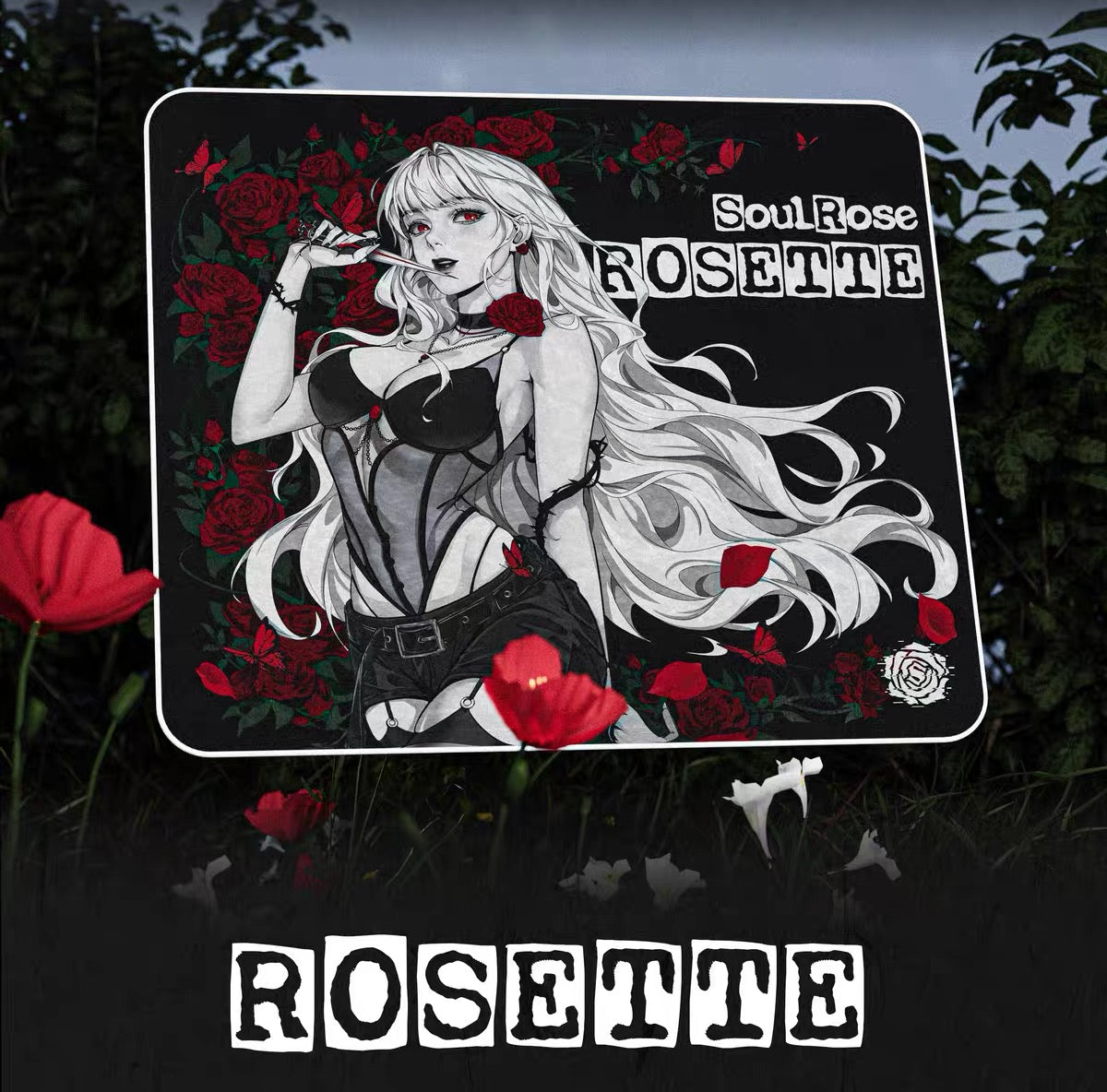 SoulRose Colora Gaming Mousepad – 490mm420mm4mm Soft Non-Slip Esports Mouse Pad for PC & FPS Gamers