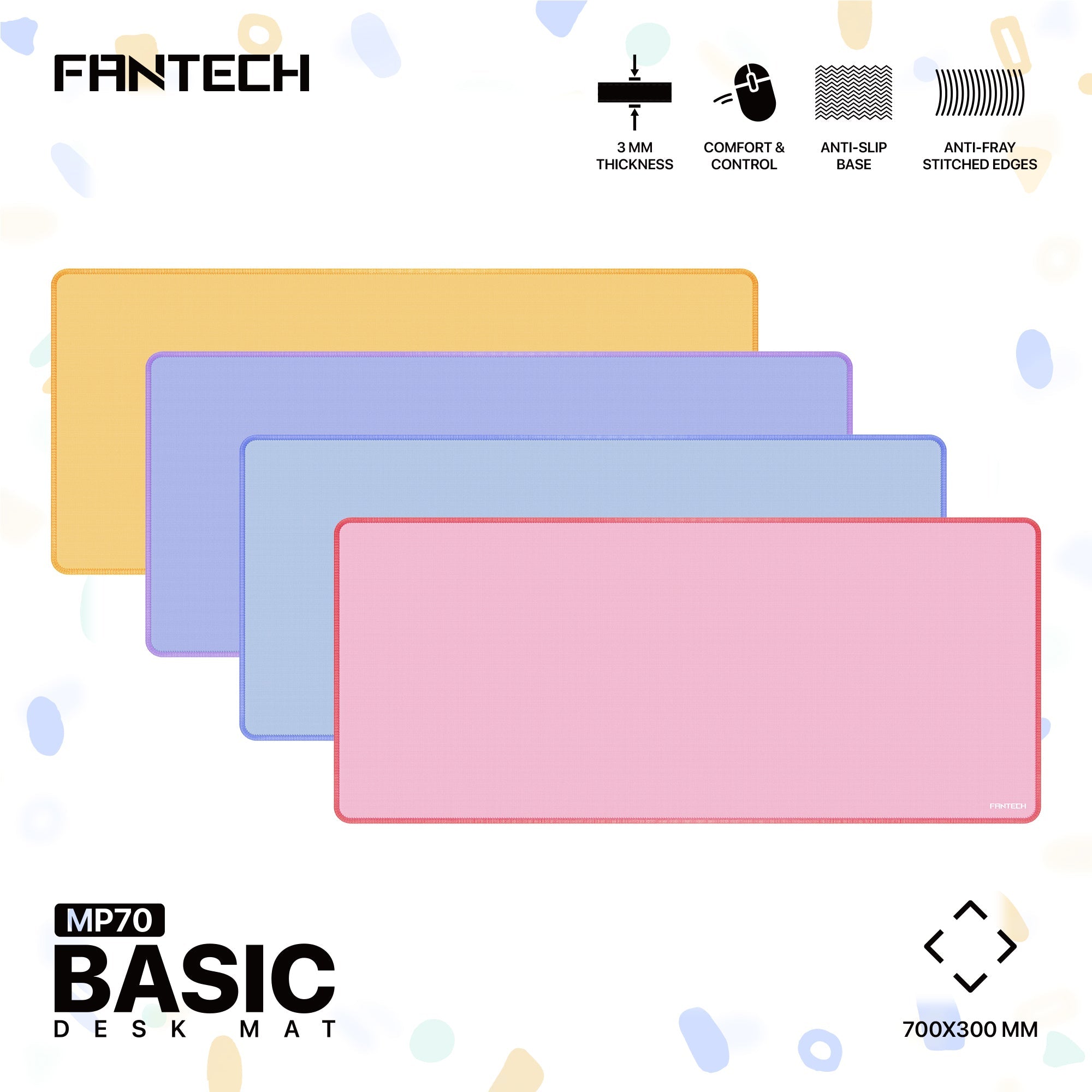Fantech Basic MP70 Desk Mat 700x300x3mm Mousepad