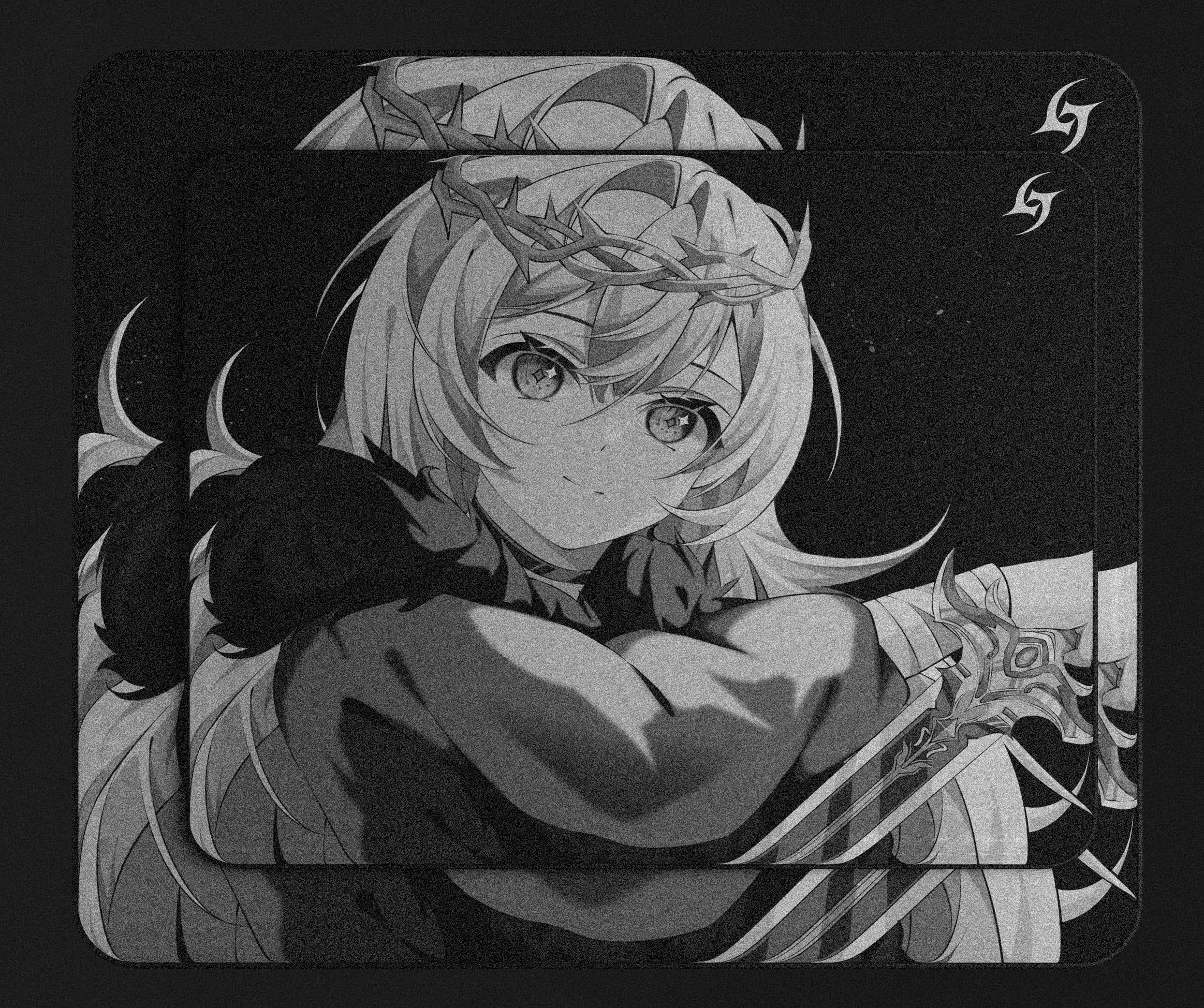 Aimstar Sword Gaming Mouse Pad – 4mm Thickness, Starlight Polyurethane Base