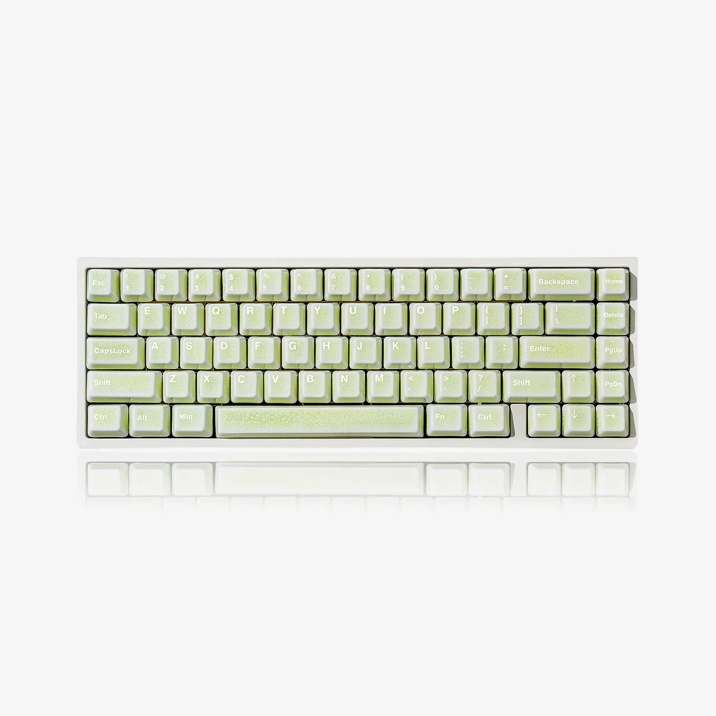 Ceramic Keycap Full Set-Green Crazed