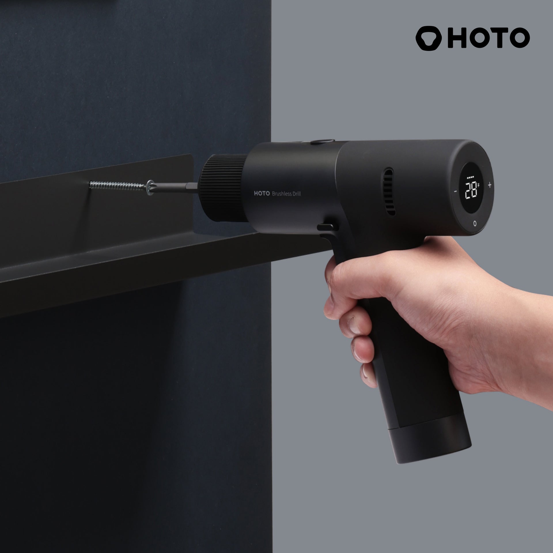 HOTO 12V BRUSHLESS DRILL TOOL SET