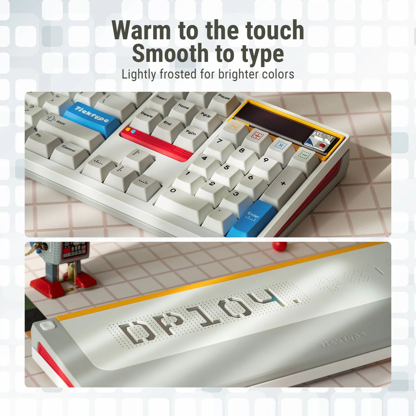 Ticktype DP104 Wireless Tri-mode Switch Mechanical Keyboard