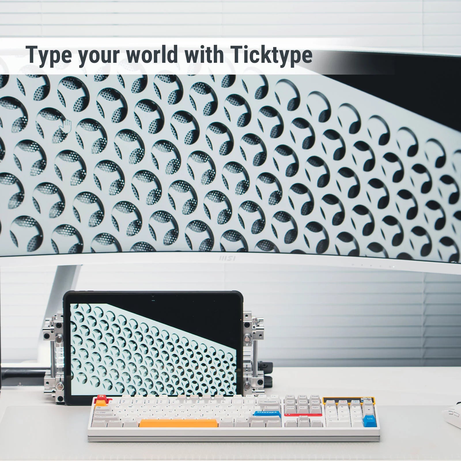 Ticktype DP104 Wireless Tri-mode Switch Mechanical Keyboard