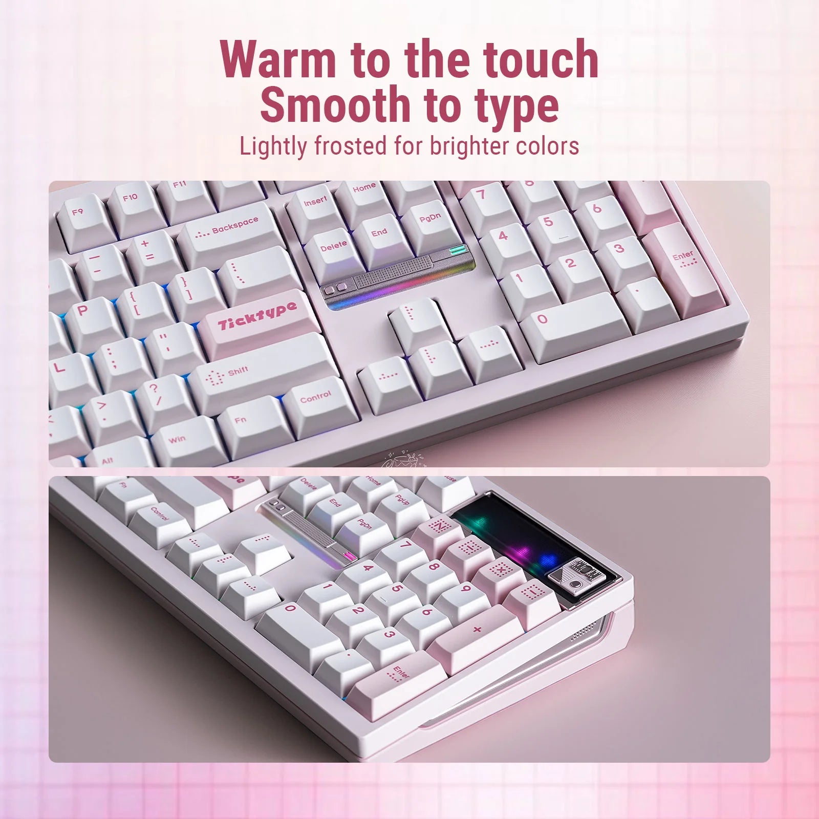 Ticktype DP104 Wireless Tri-mode Switch Mechanical Keyboard