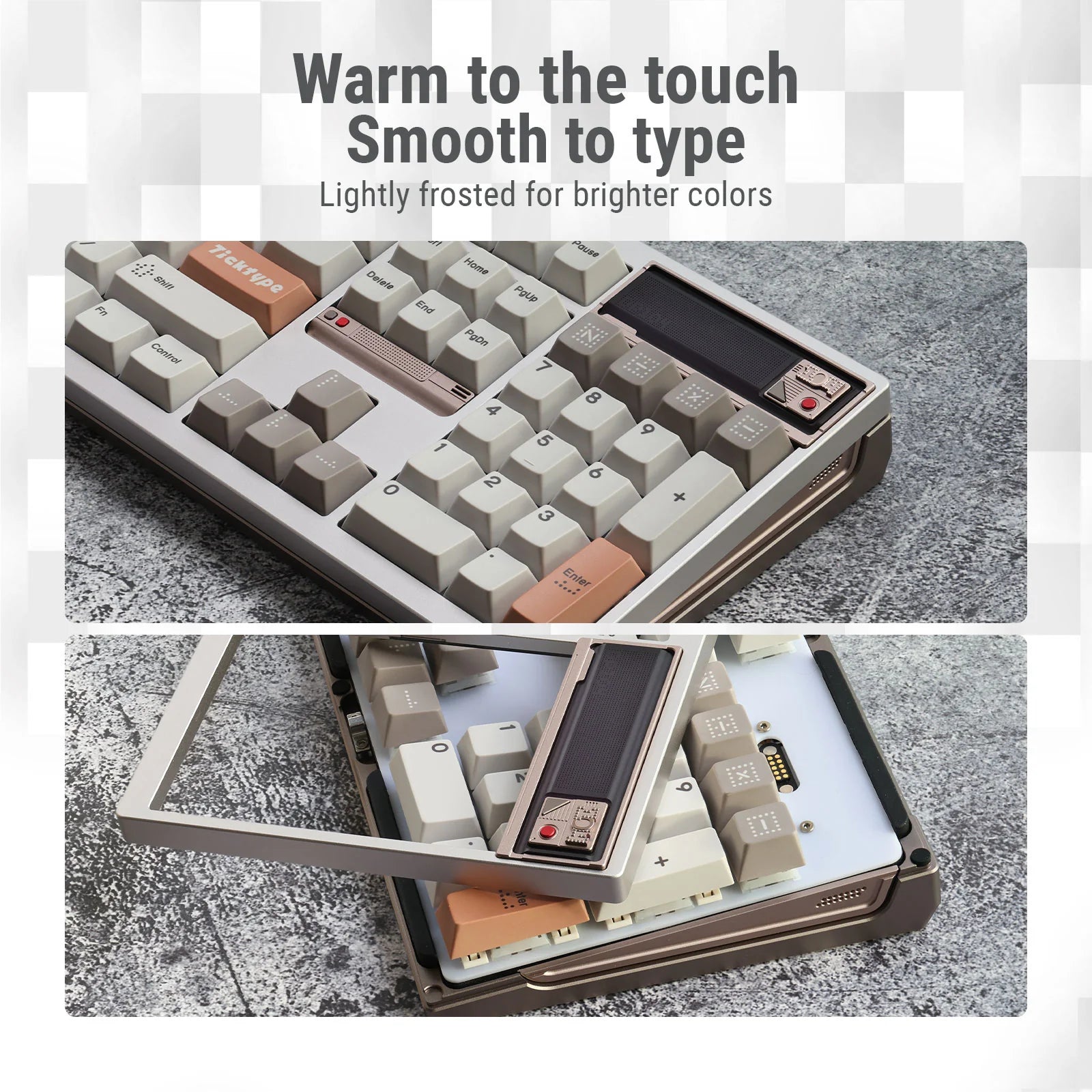 Ticktype DP104 Wireless Tri-mode Switch Mechanical Keyboard