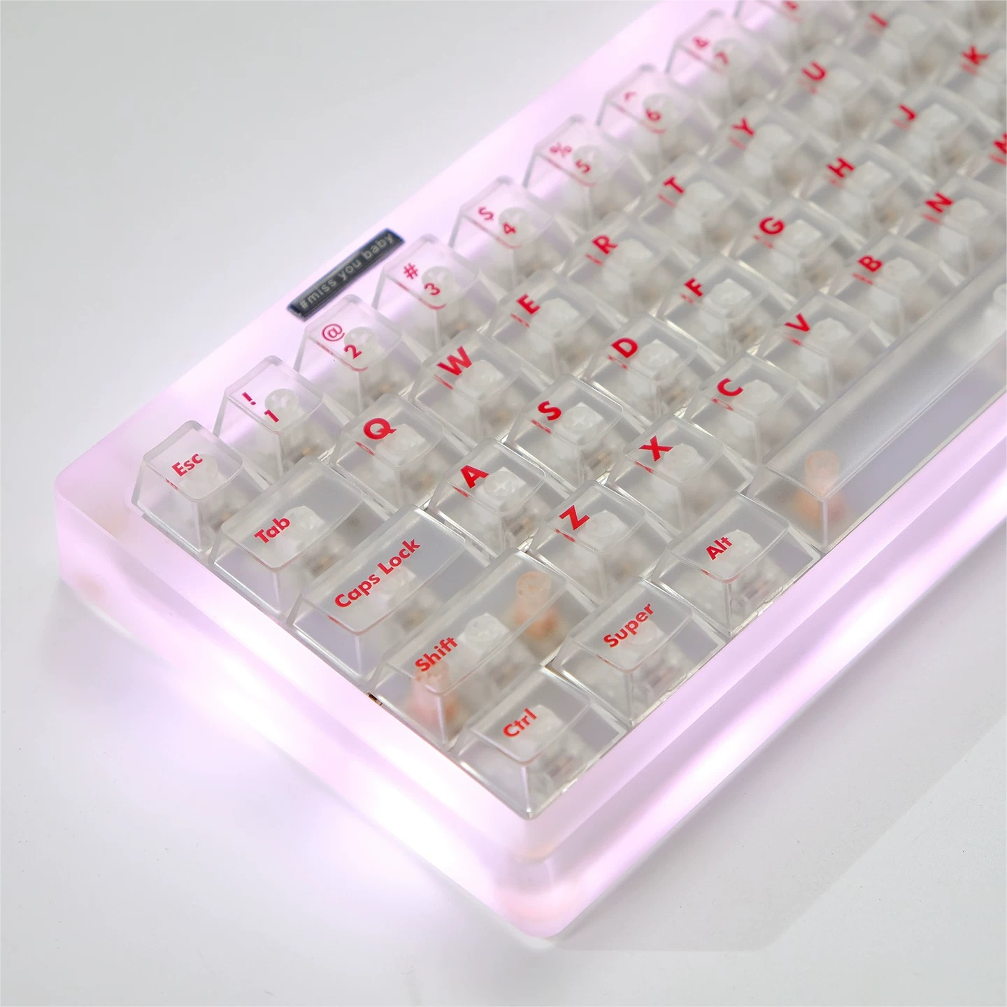 Keycaps Frosted Transparent Keycaps