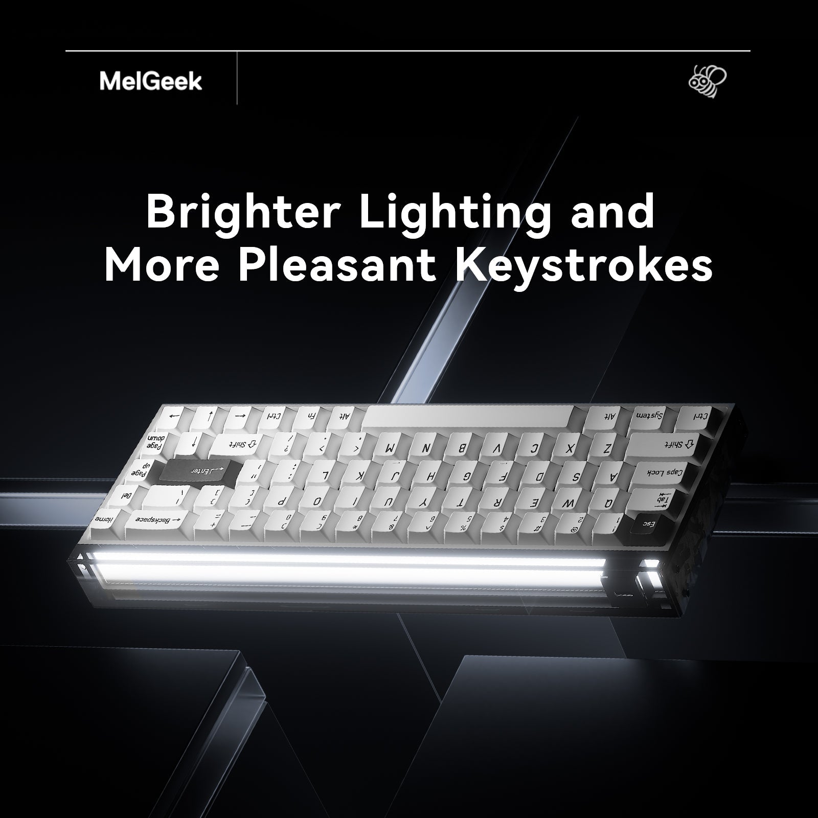 MelGeek MADE68 Ultra+ Wired Aluminum Custom Gaming HE Keyboard