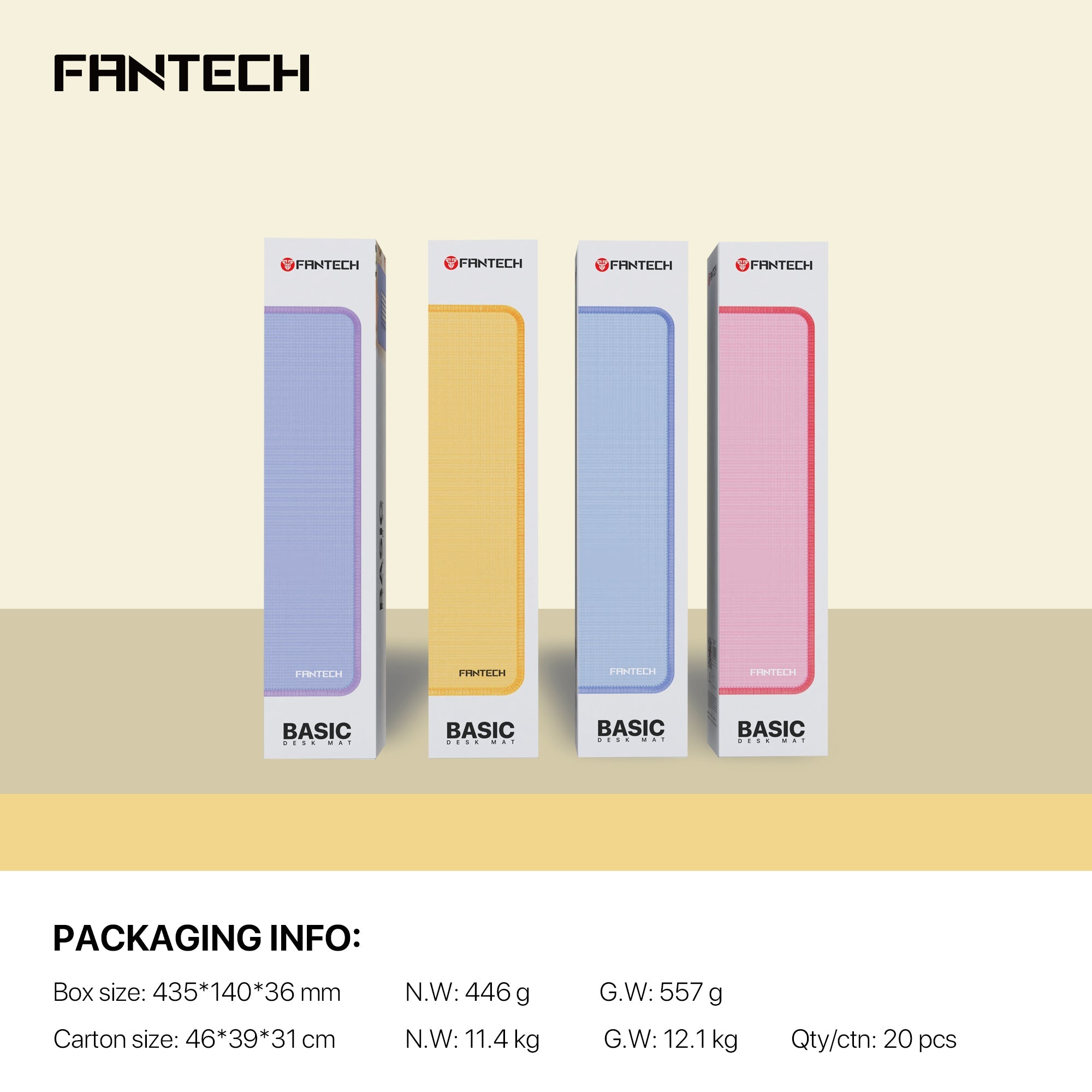 Fantech Basic MP70 Desk Mat 700x300x3mm Mousepad