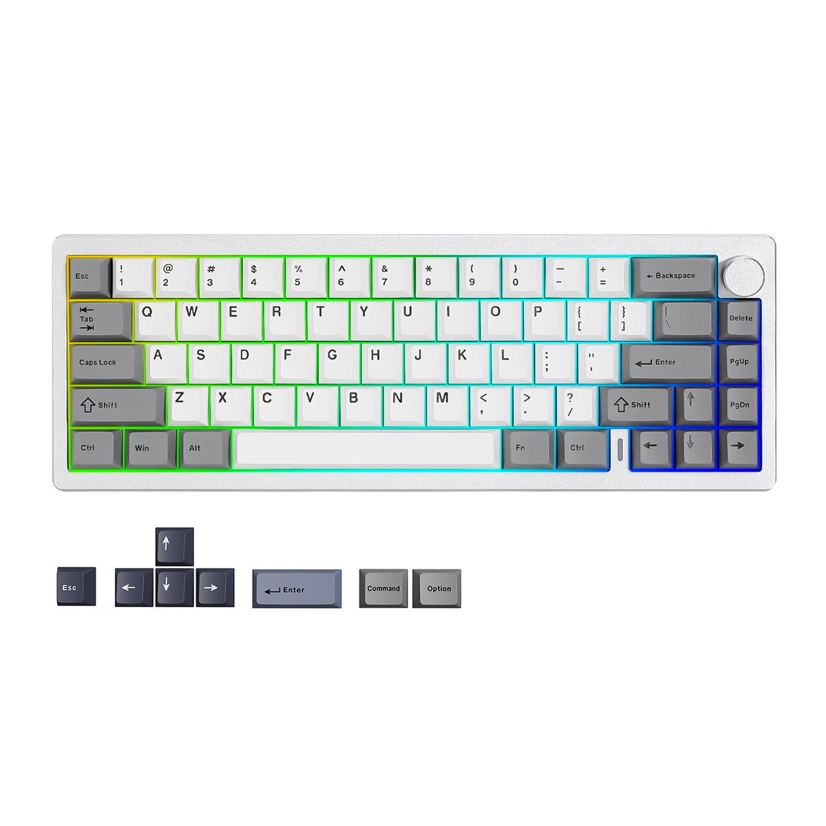 YUNZII AL68 QMK/VIA Tri-Mode Hot-Swap Wireless Mechanical Keyboard