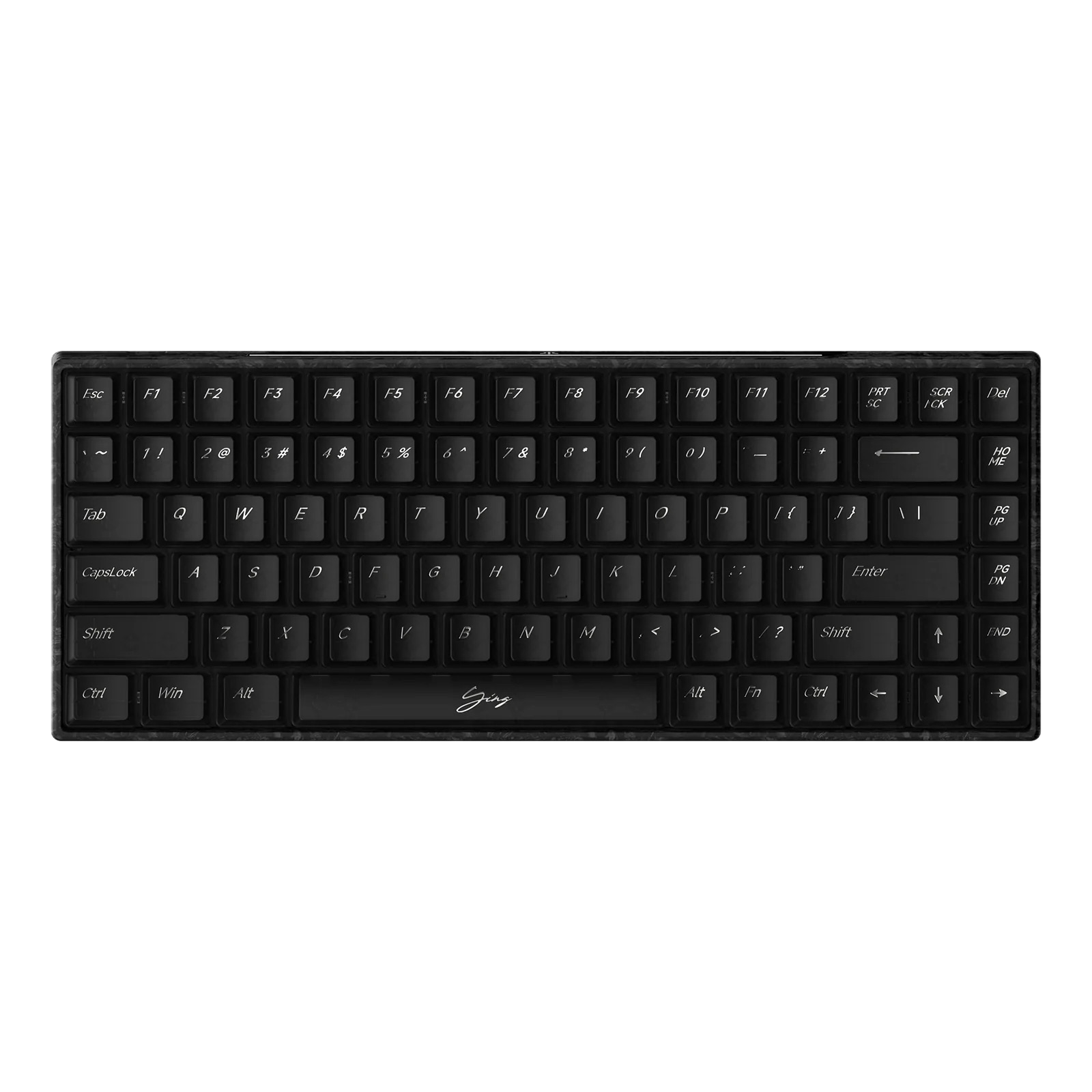 WLMOUSE YING75 HE Forged Carbon Fiber Keyboard