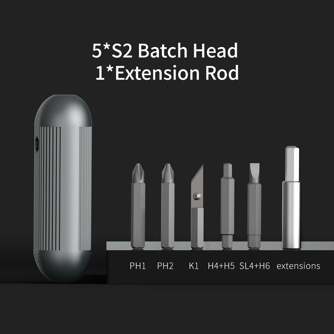 Xmini Pocket Screwdriver Kit – 179g Lightweight Tool with Alloy Bits & T-Handle for Repair & DIY