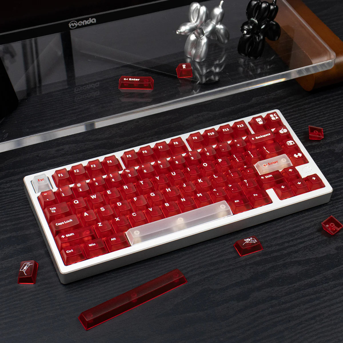 Keycaps Frosted Transparent Keycaps