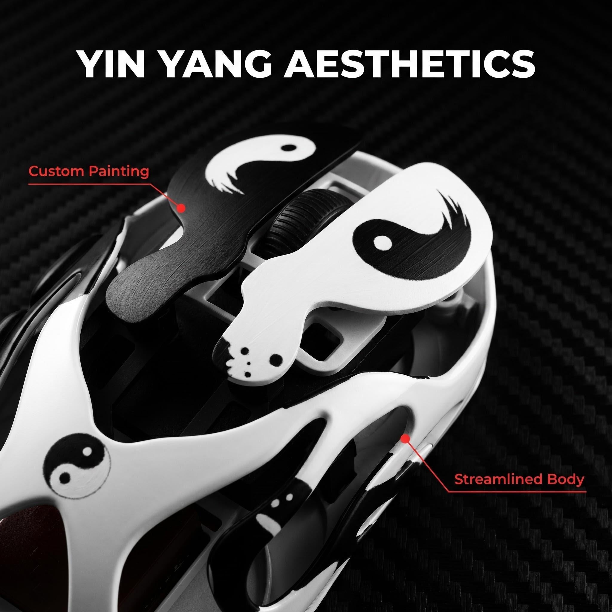 ANGRY MIAO AM Infinity Wireless Gaming Mouse – Custom Yin-Yang Edition | Ultra-Light 8K Performance