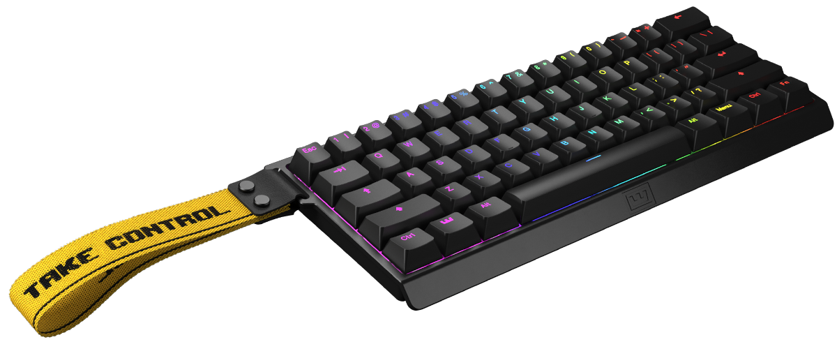 Wooting 60HE+ Gaming Keyboard – 60% Analog Mechanical Keyboard with Lekker L60 Switches, Rapid Actuation