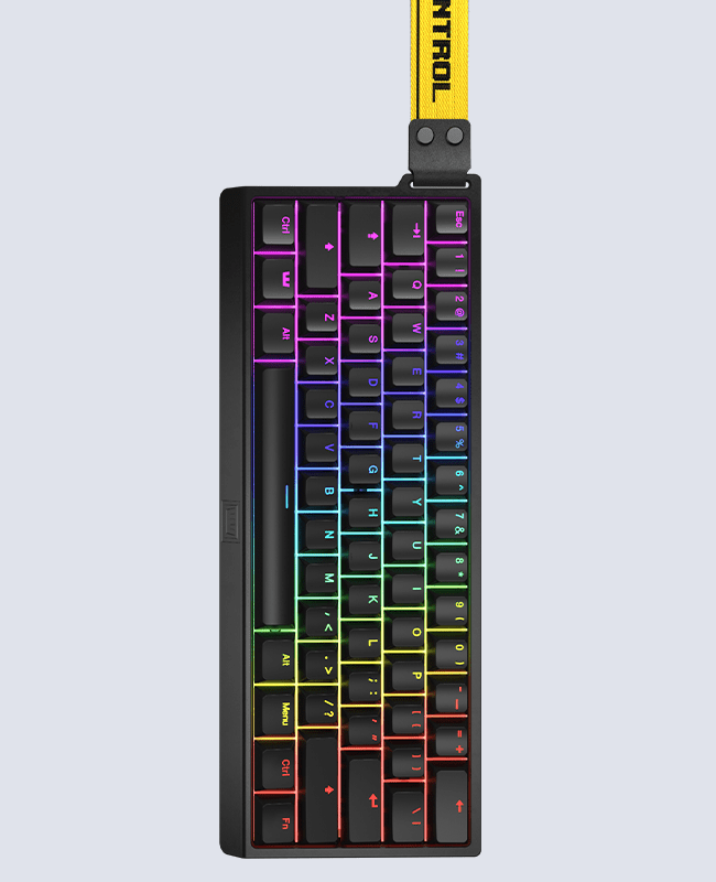 Wooting 60HE+ Gaming Keyboard – 60% Analog Mechanical Keyboard with Lekker L60 Switches, Rapid Actuation