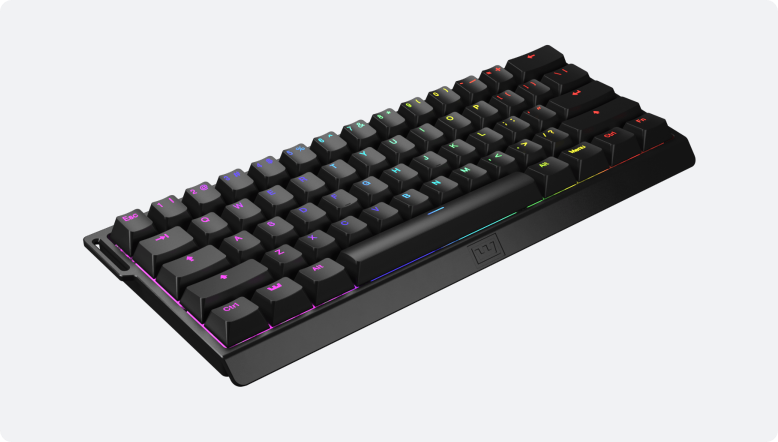 Wooting 60HE+ Gaming Keyboard – 60% Analog Mechanical Keyboard with Lekker L60 Switches, Rapid Actuation