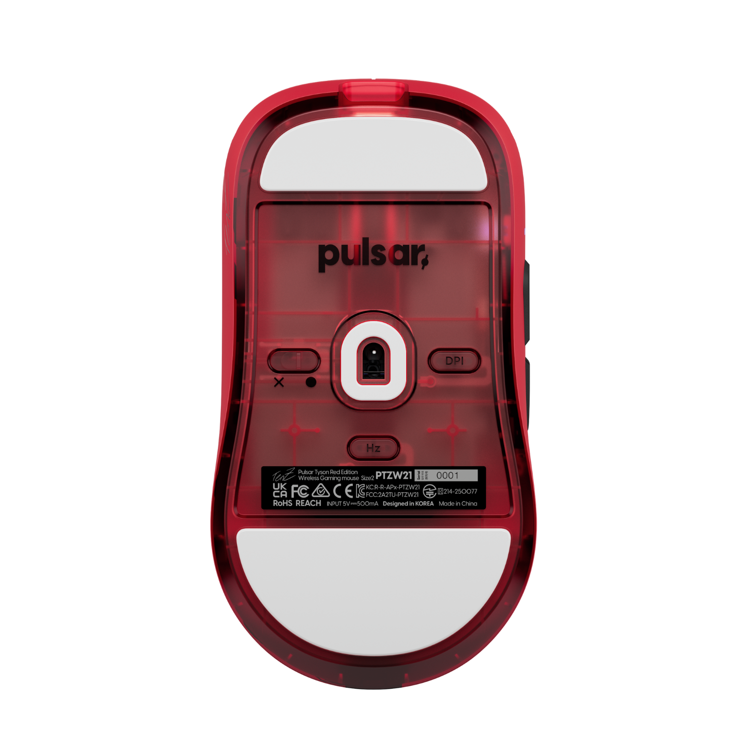 Pulsar TenZ Signature Edition 8K 47g Lightweight Wireless Gaming Mouse