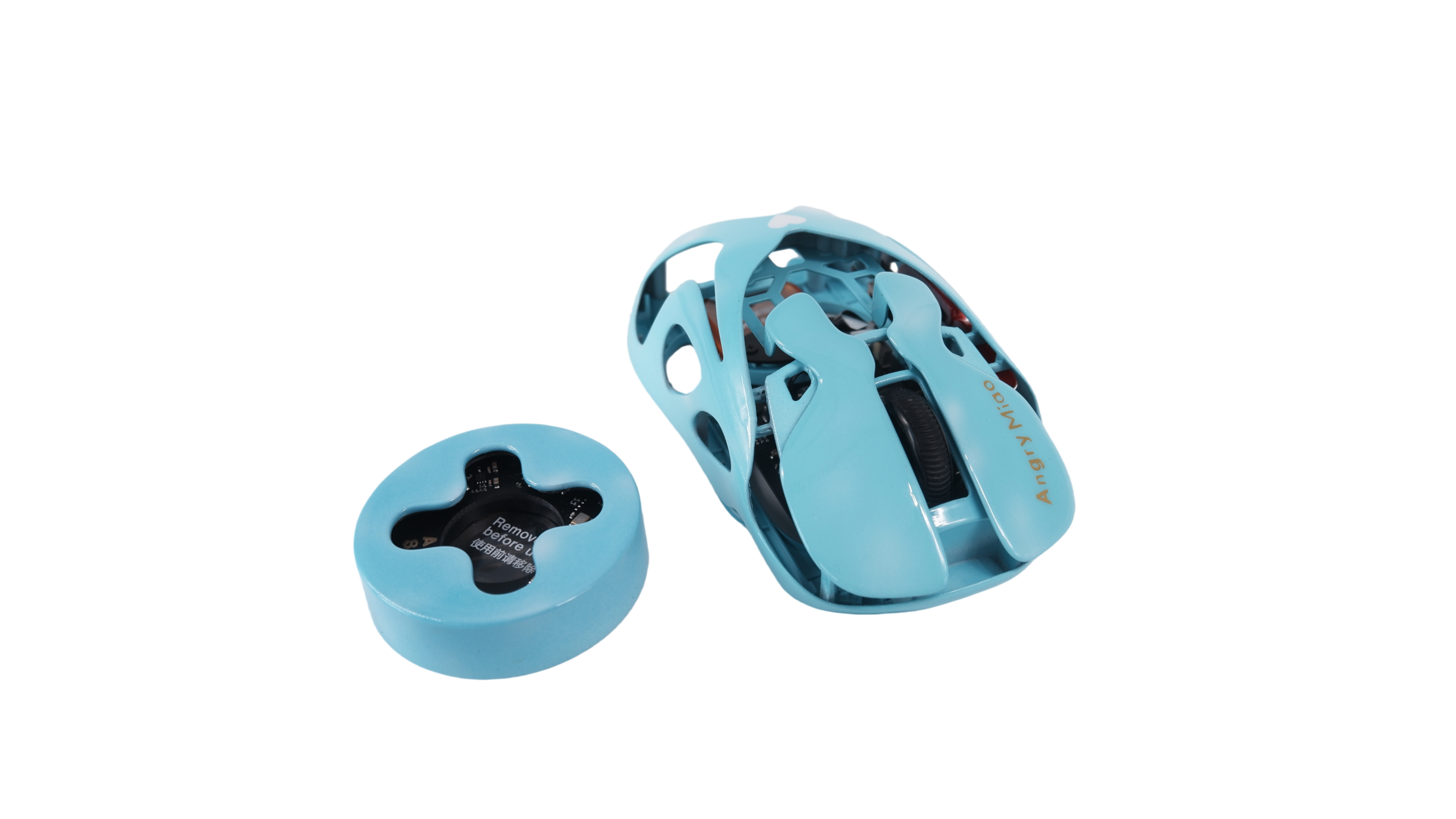 [Custom Mouse] [Stream Blue]ANGRY MIAO AM Infinity Wireless Gaming Mouse stream blue Edition Ultra-Light 8K