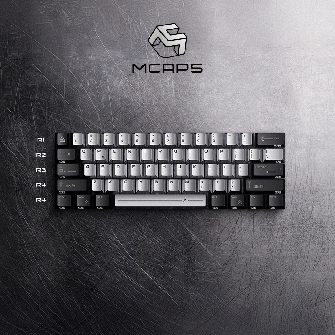 Zoom64 MCap Die-Cast Aluminum Keycaps Set