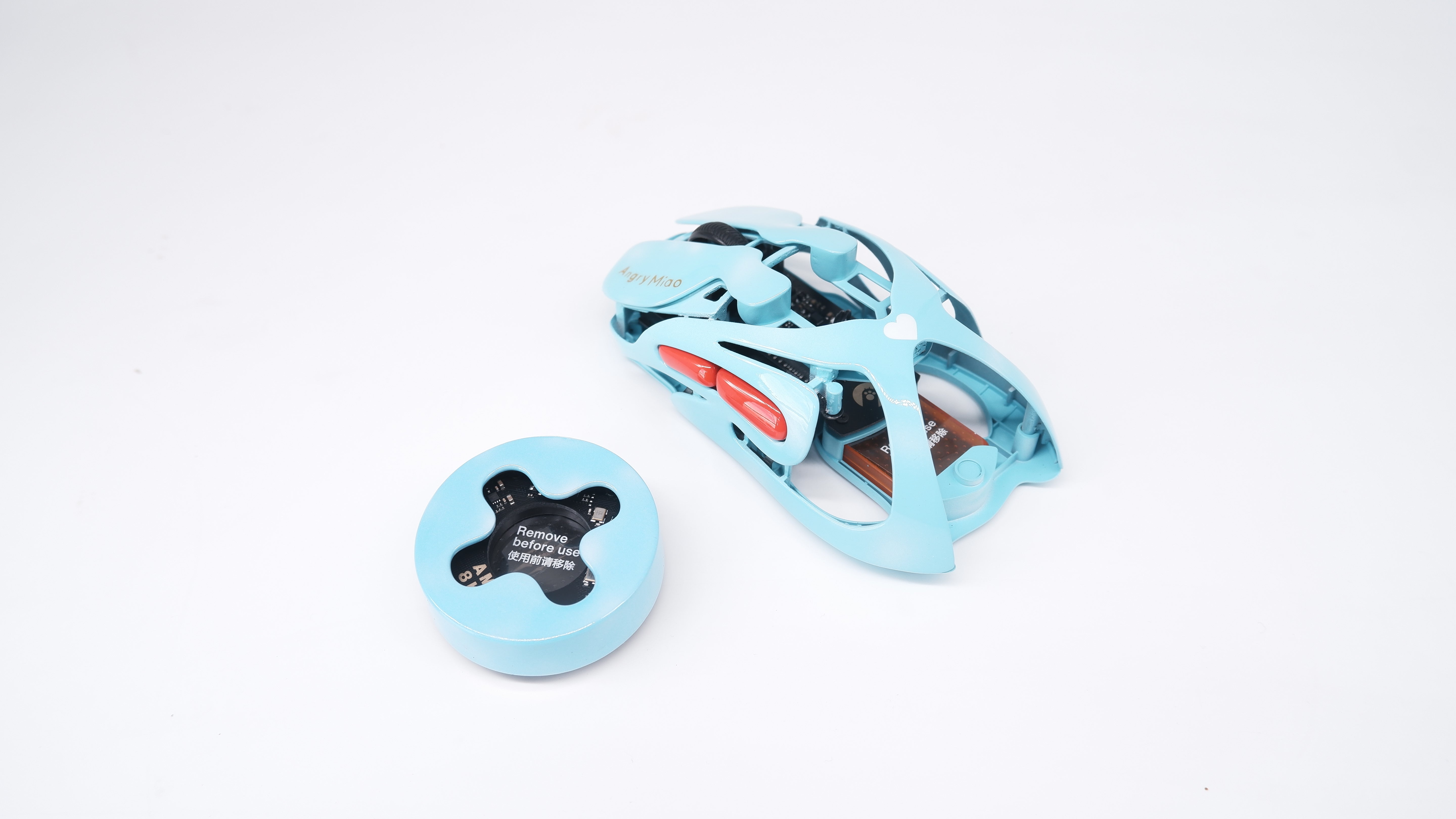 [Custom Mouse] [Stream Blue]ANGRY MIAO AM Infinity Wireless Gaming Mouse stream blue Edition Ultra-Light 8K