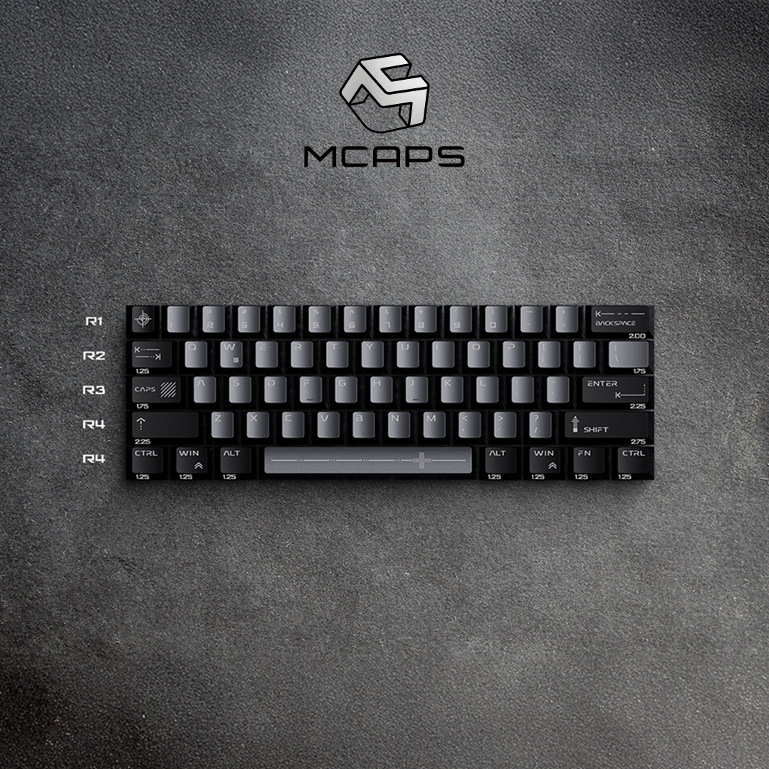 Zoom64 MCap Die-Cast Aluminum Keycaps Set