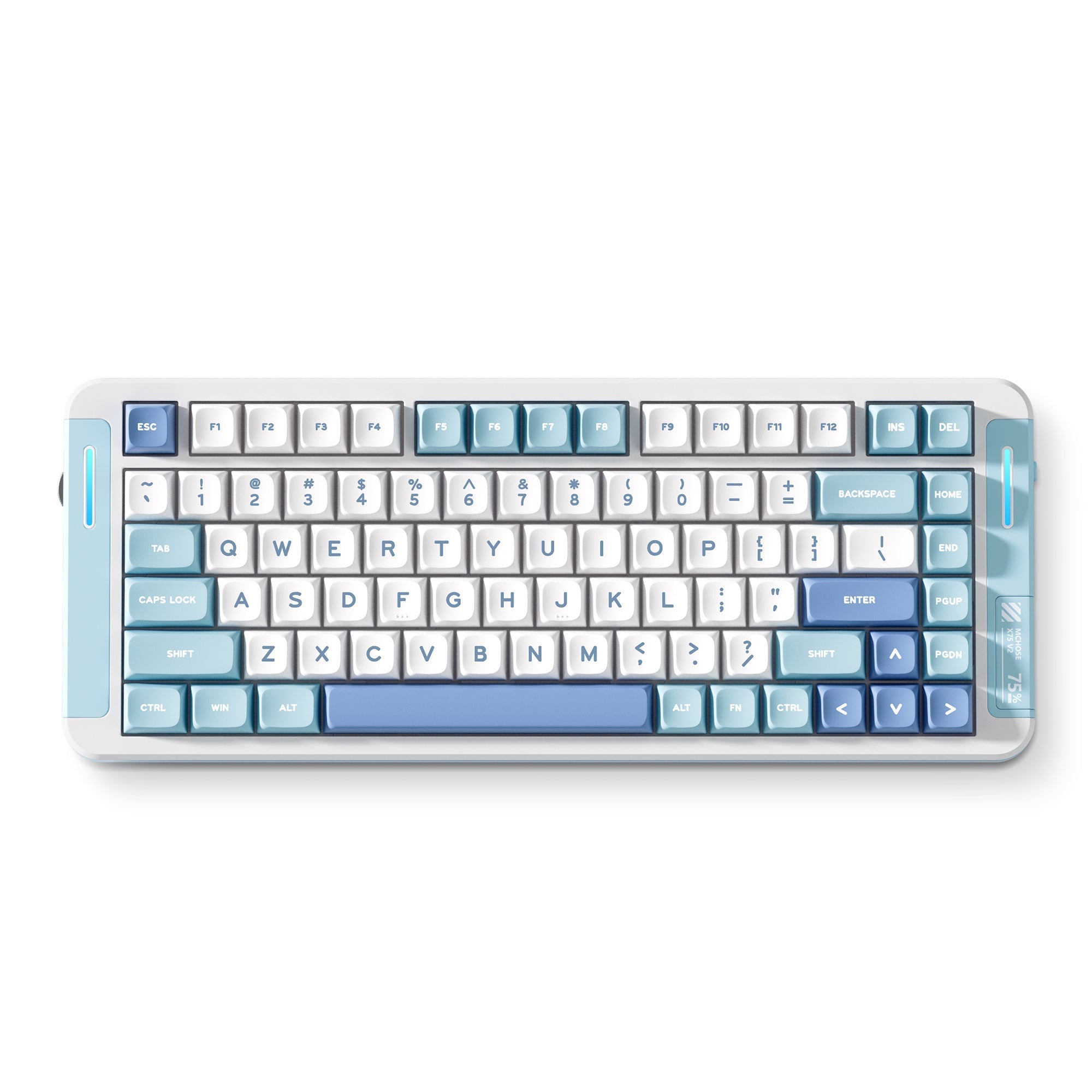 MCHOSE X75 V2 Gasket Mount 75% Layout Hot-Swap Wireless Mechanical Keyboard