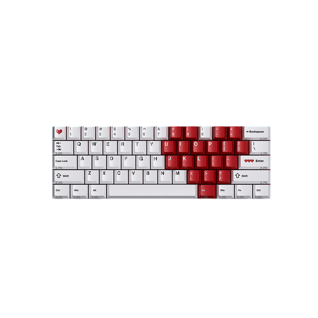 Zoom64 MCap Aluminum Keycaps – Candy Red Edition