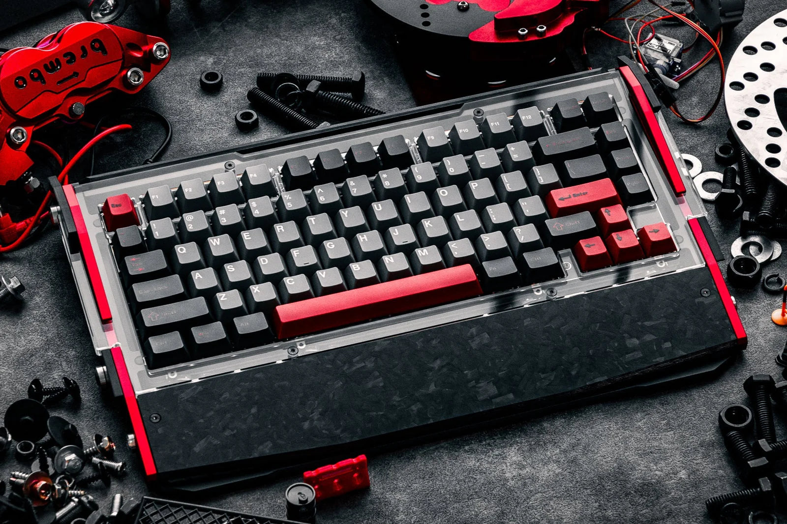 Dry Studio Black Diamond 75 RT HE Magnetic Switch Gaming Keyboard