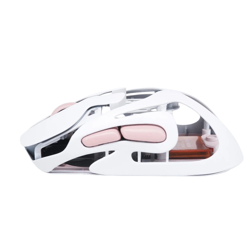 [Custom Mouse] ANGRY MIAO AM Infinity Wireless Gaming Mouse lvory blush Edition Ultra-Light 8K