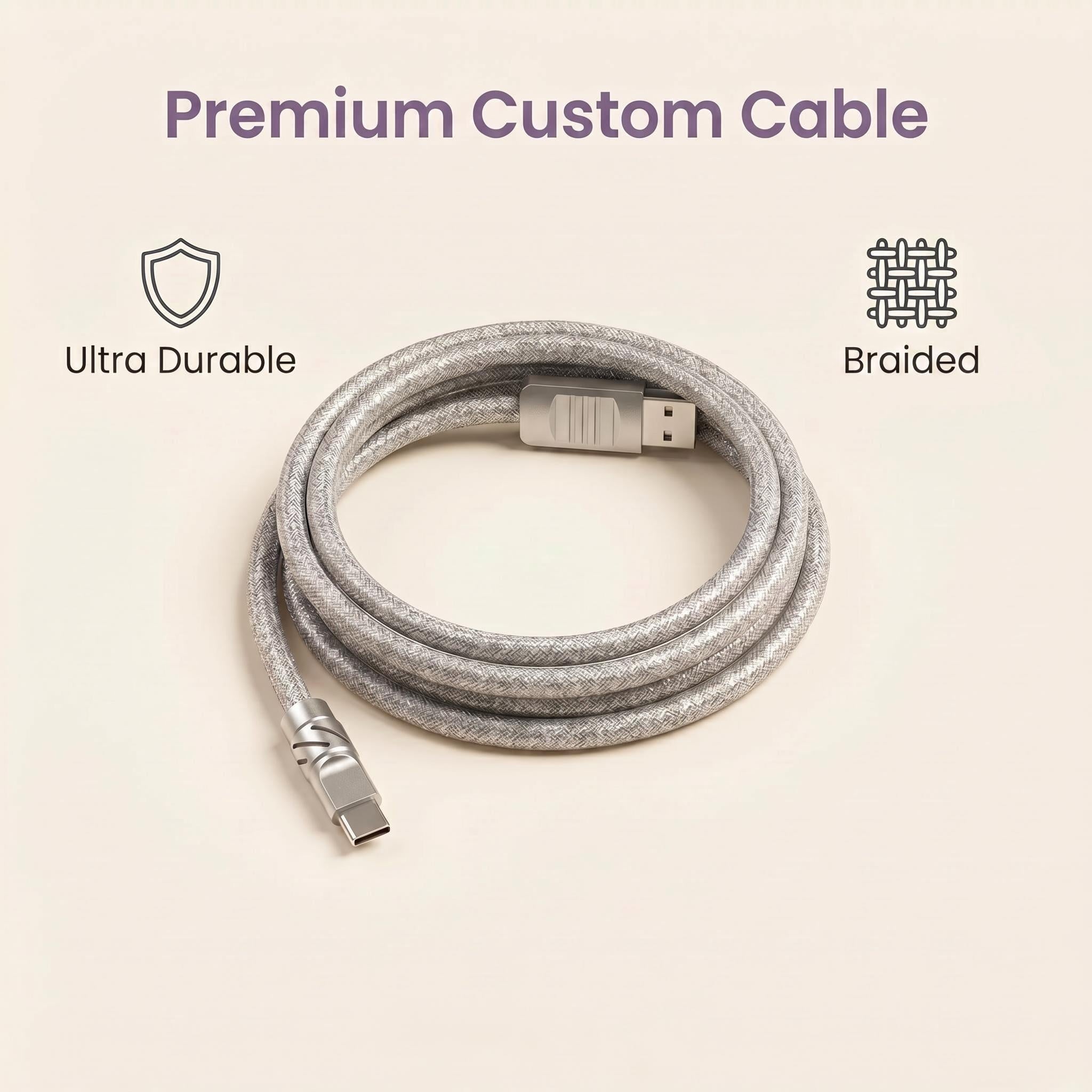 Pro Series Custom Keyboard Cable Durable Braided USB-C Cable