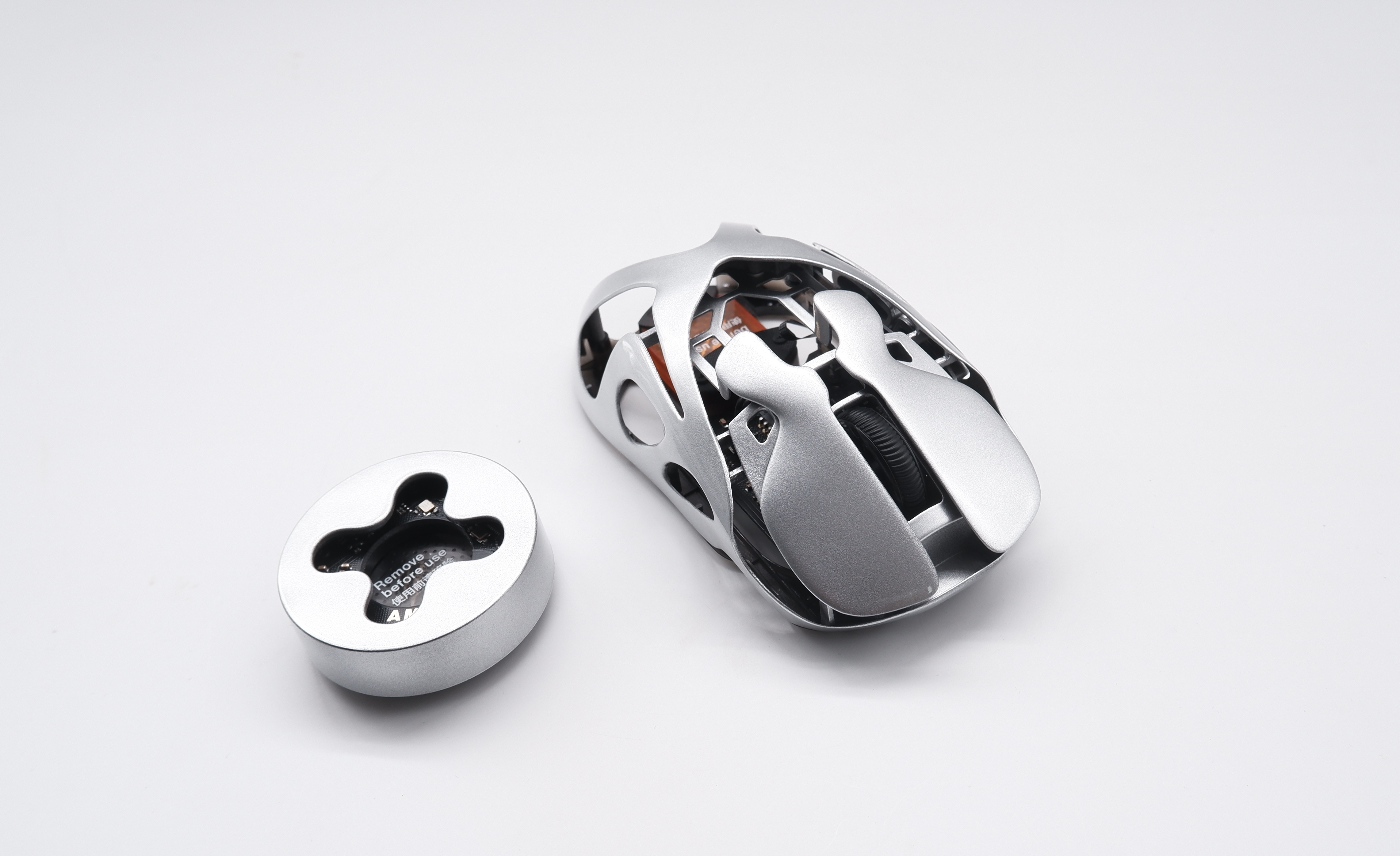 [Custom Mouse][Gunmetal] ANGRY MIAO AM Infinity Wireless Gaming Mouse Gunmetal Edition Ultra-Light 8K