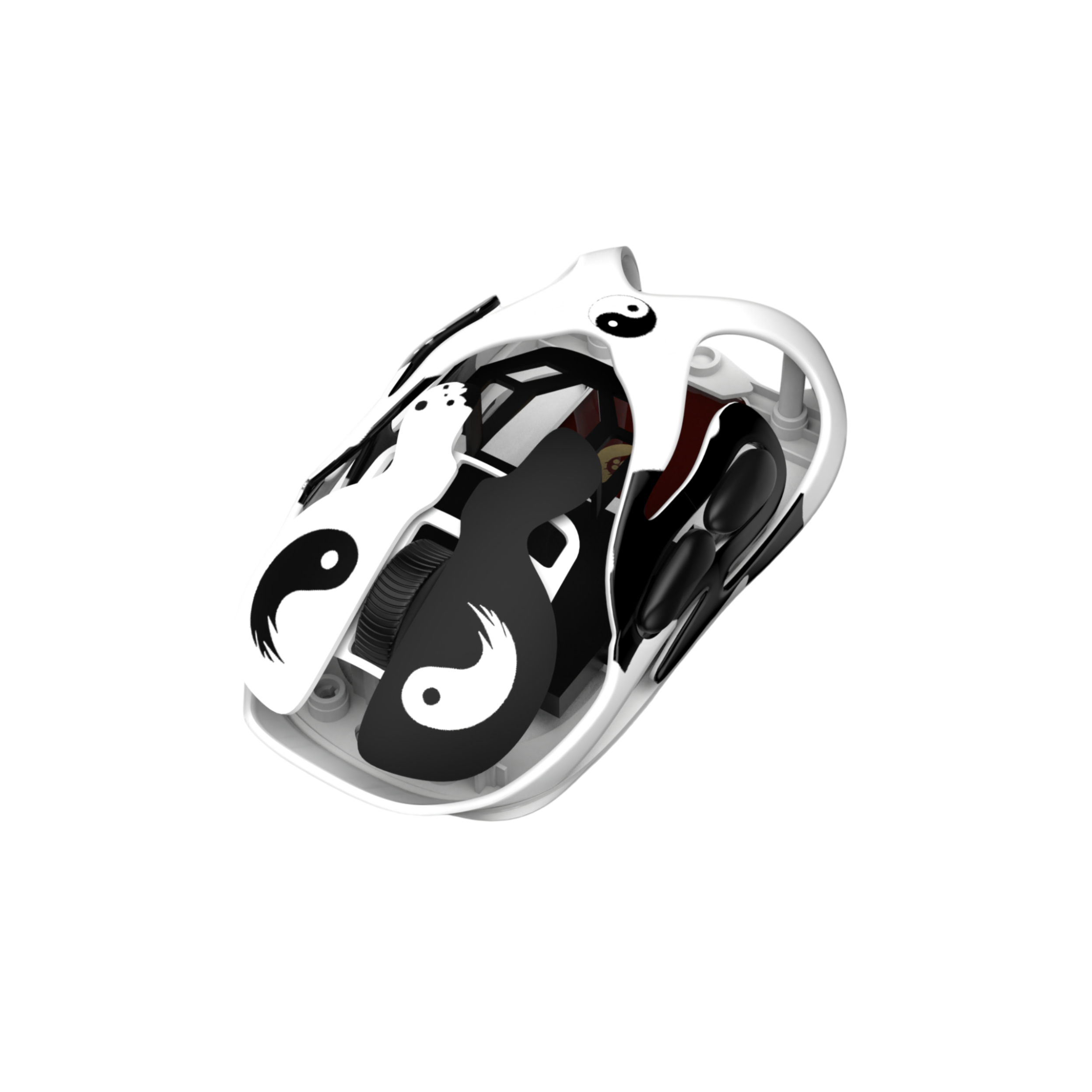 ANGRY MIAO AM Infinity Wireless Gaming Mouse – Custom Yin-Yang Edition | Ultra-Light 8K Performance