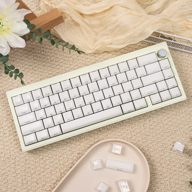 Keycaps crystal PBT  Keycaps side engraved