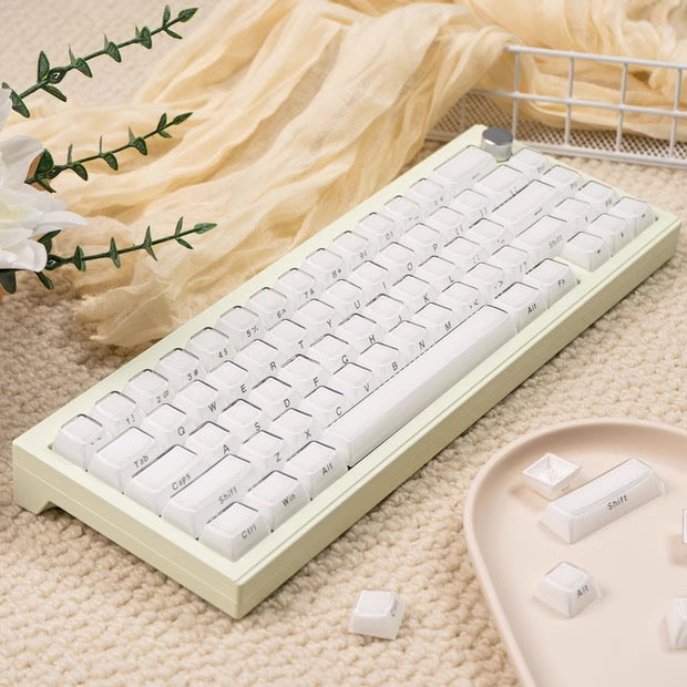 Keycaps crystal PBT  Keycaps side engraved