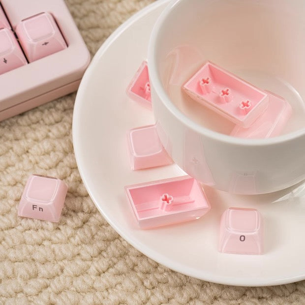 Keycaps crystal PBT  Keycaps side engraved