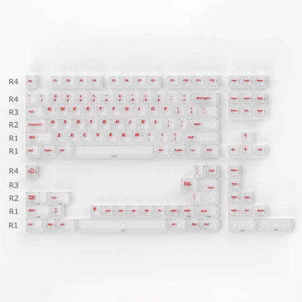 Keycaps Frosted Transparent Keycaps