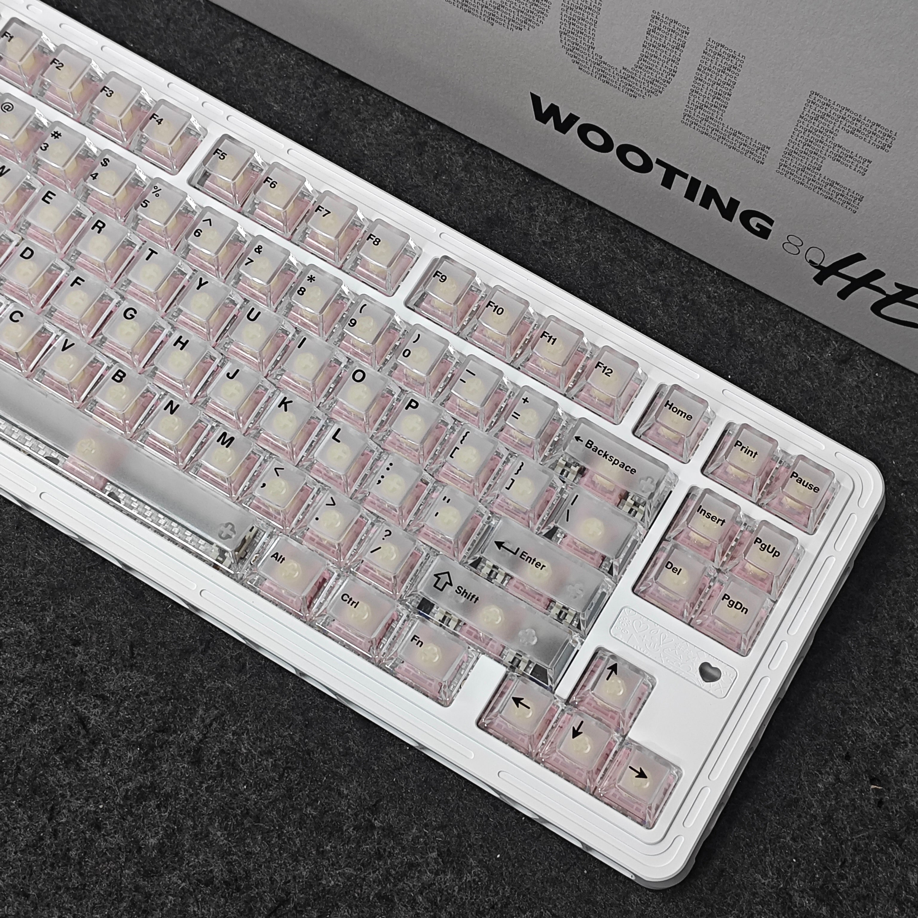 [Custom] [DIY]Wooting 80HE Low-latency 80% Custom Keyboard