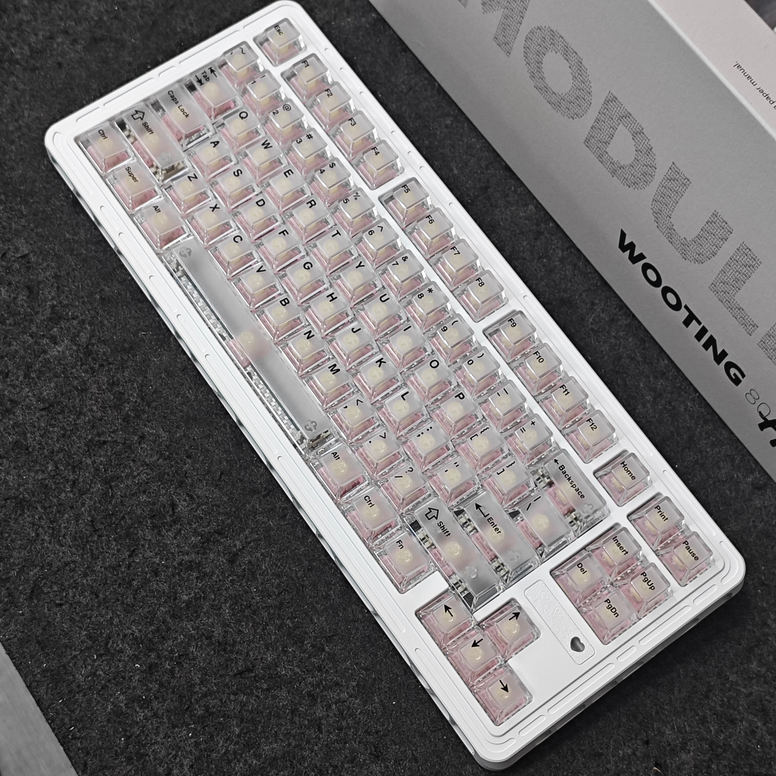 [Custom] [DIY]Wooting 80HE Low-latency 80% Custom Keyboard