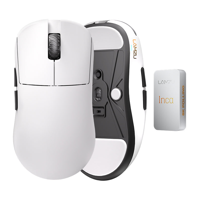 LAMZU INCA 8K Lightweight Dual Mode Wireless Gaming Mouse