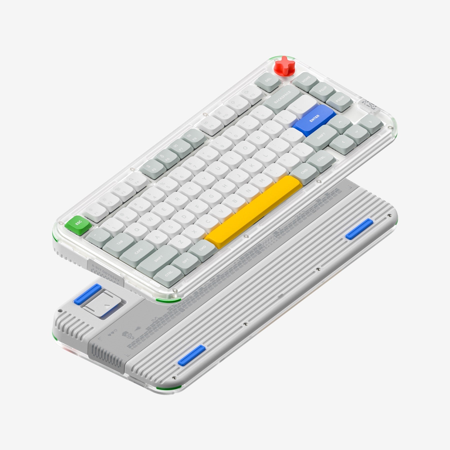 NuPhy Kick75 Low-Profile QMK Custom Mechanical Keyboard