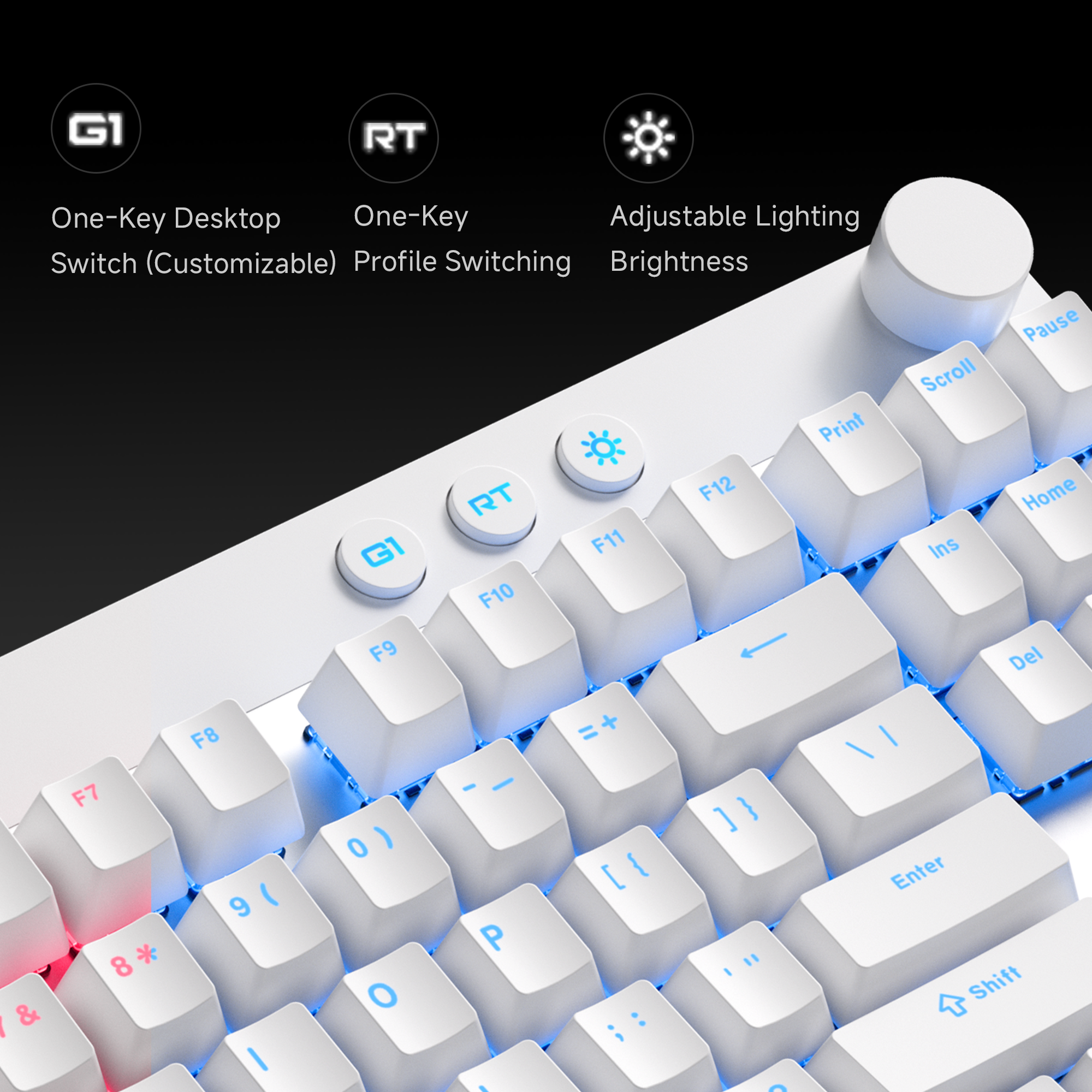 MCHOSE Mix 87 HE Magnetic 8K Wired Gaming Keyboard