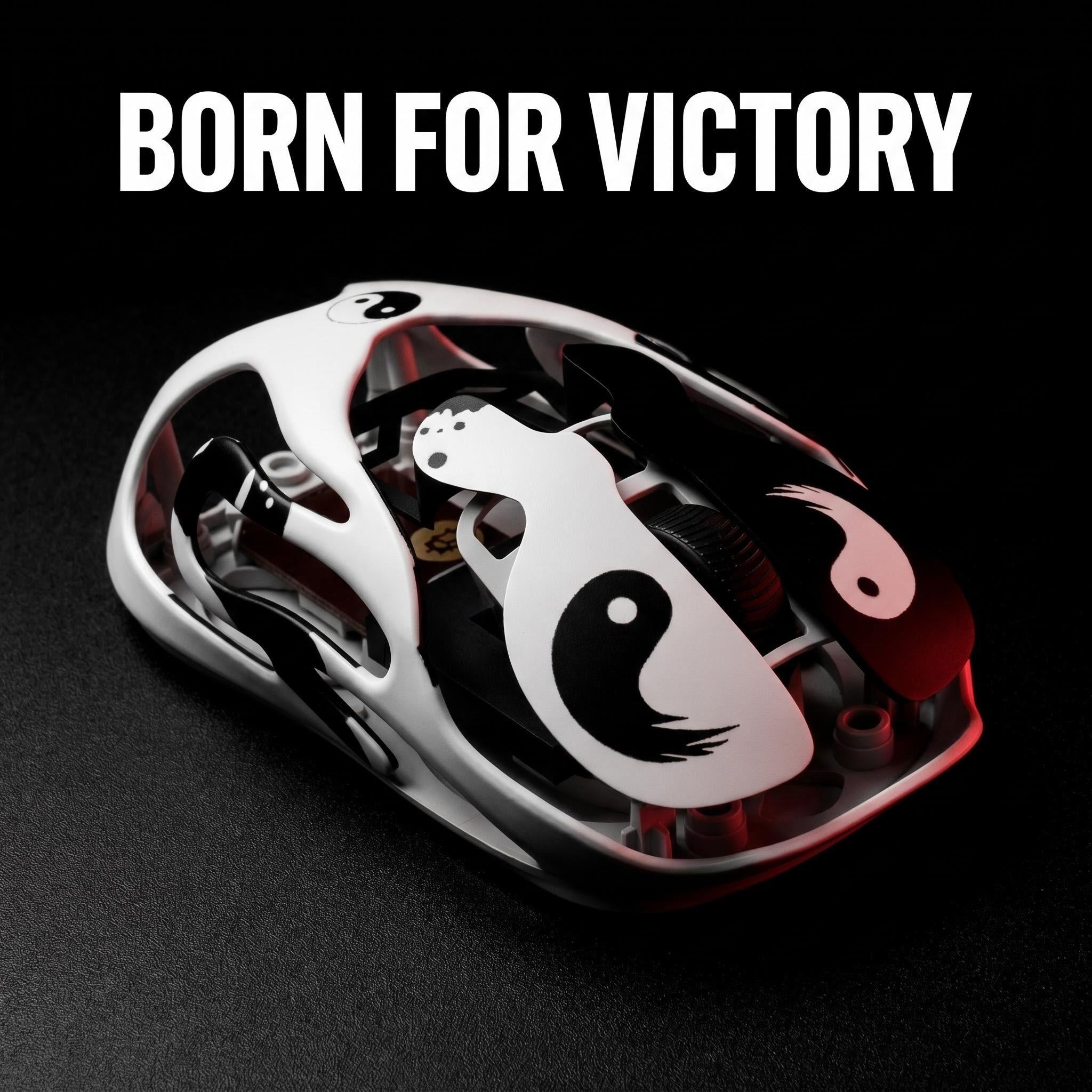ANGRY MIAO AM Infinity Wireless Gaming Mouse – Custom Yin-Yang Edition | Ultra-Light 8K Performance