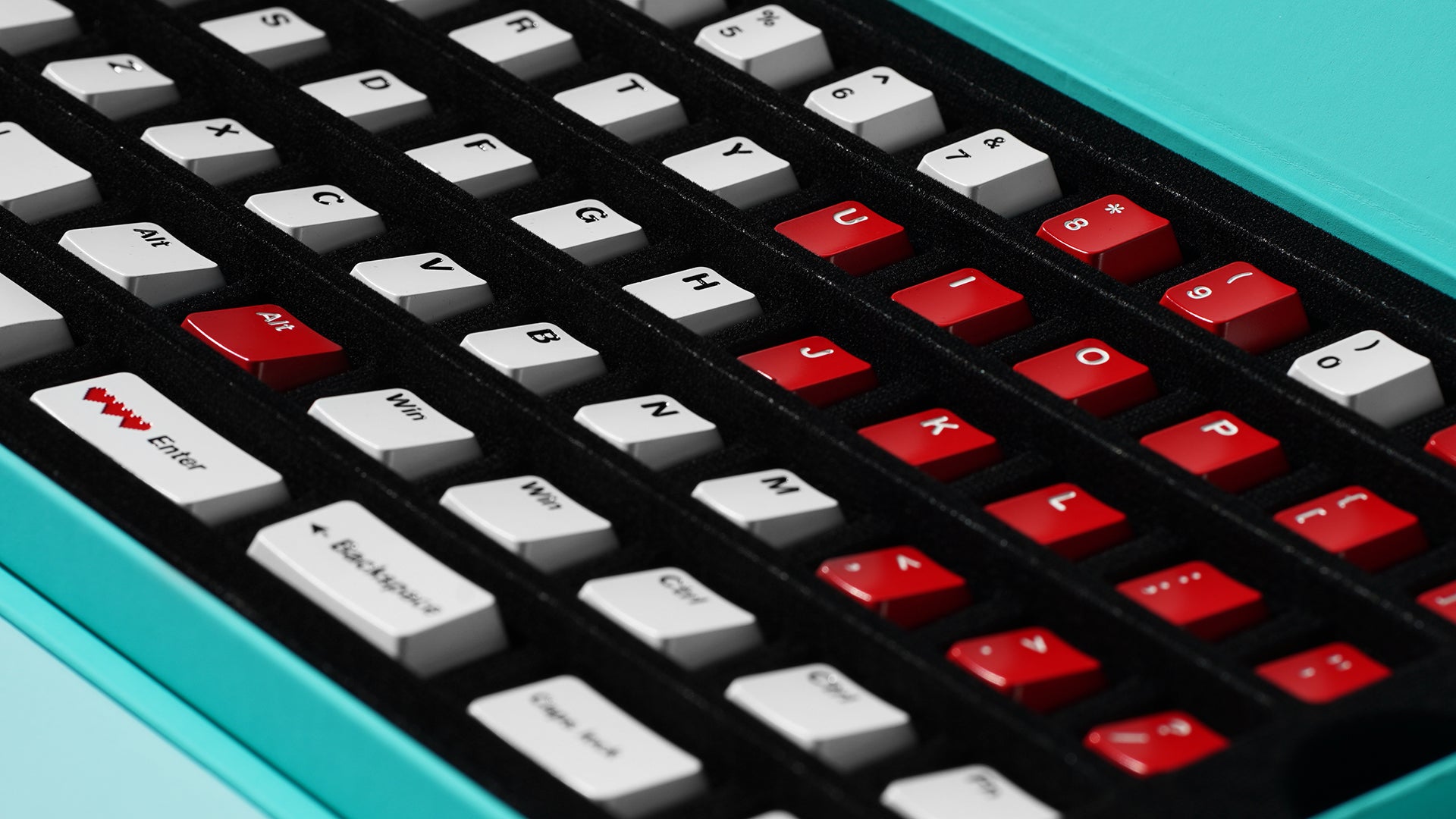 Zoom64 MCap Aluminum Keycaps – Candy Red Edition