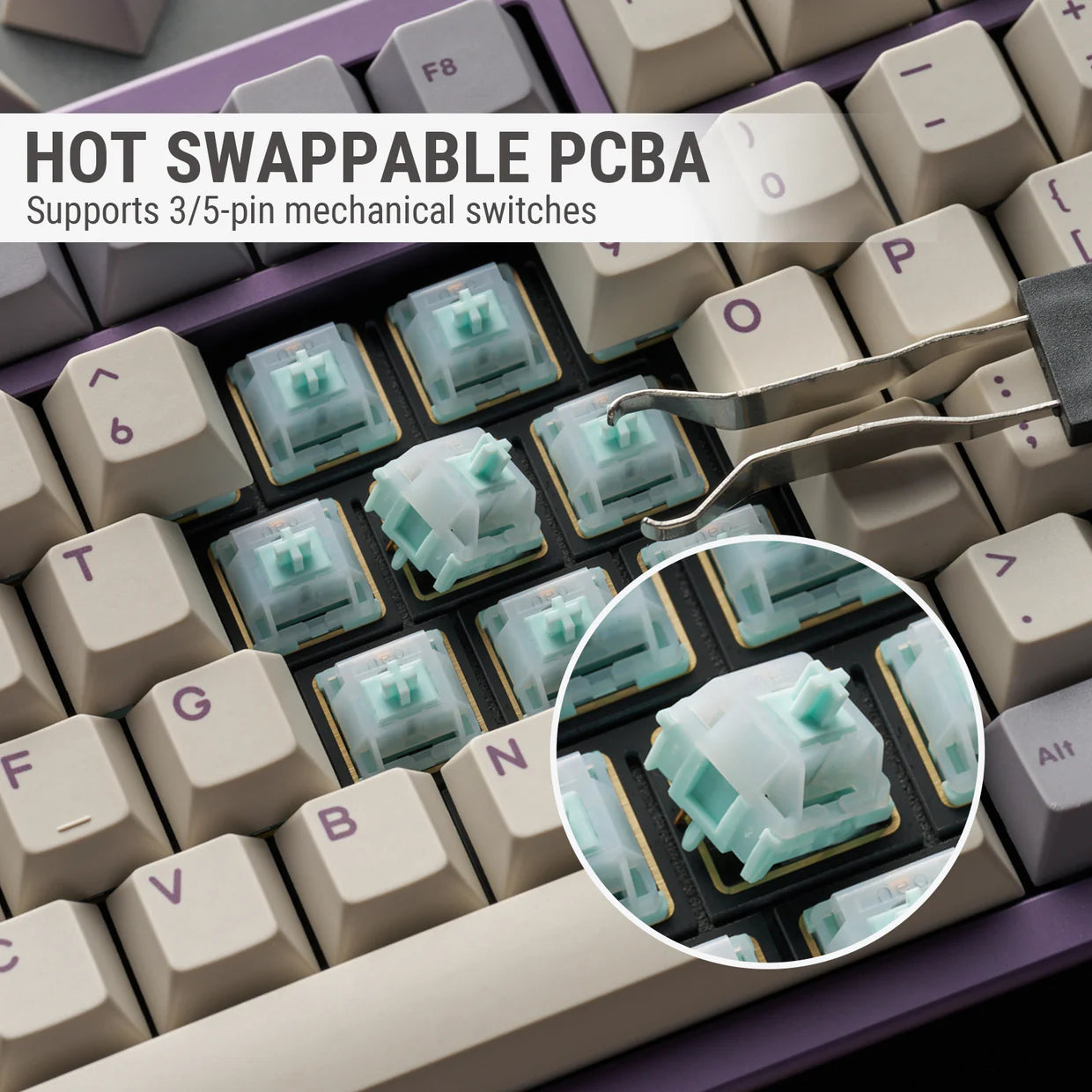 Ticktype Evoworks Evo80 Aluminium Alloy RGB Mechanical Keyboard