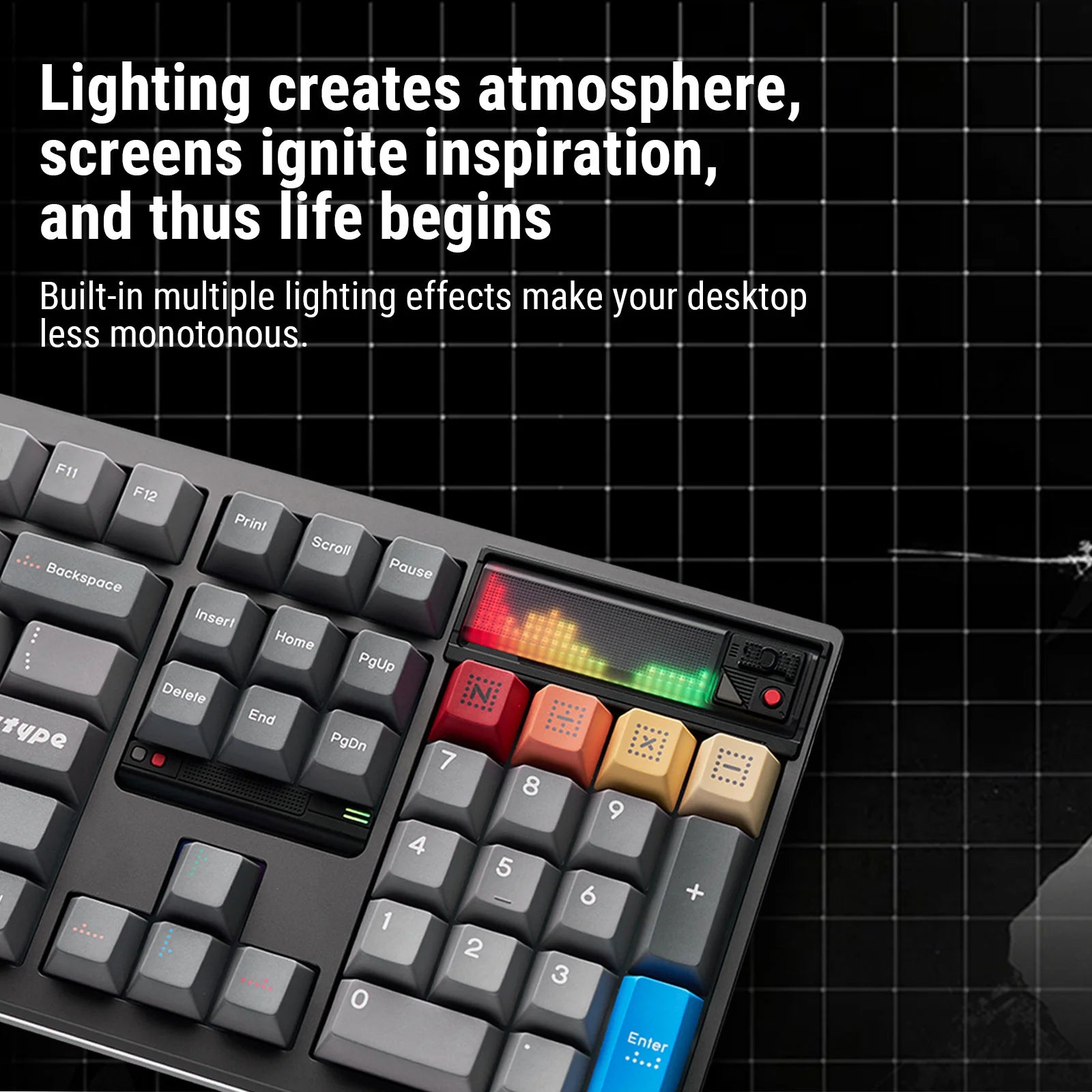 Ticktype DP104 Wireless Tri-mode Switch Mechanical Keyboard