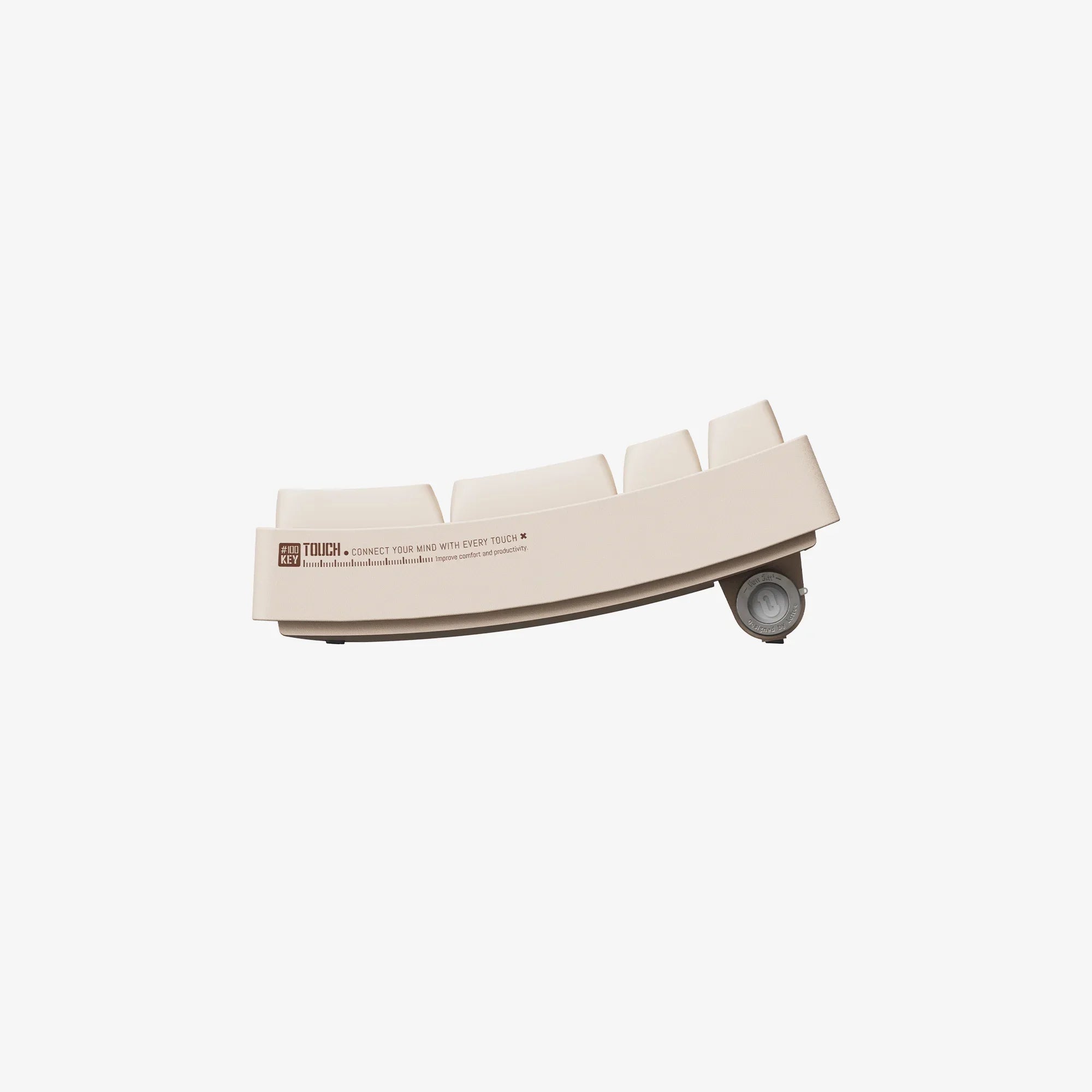 Lofree TOUCH 100 Triple Mode Hot-Swap Wireless Mechanical Keyboard Linear Switch - Tofu (OE913)