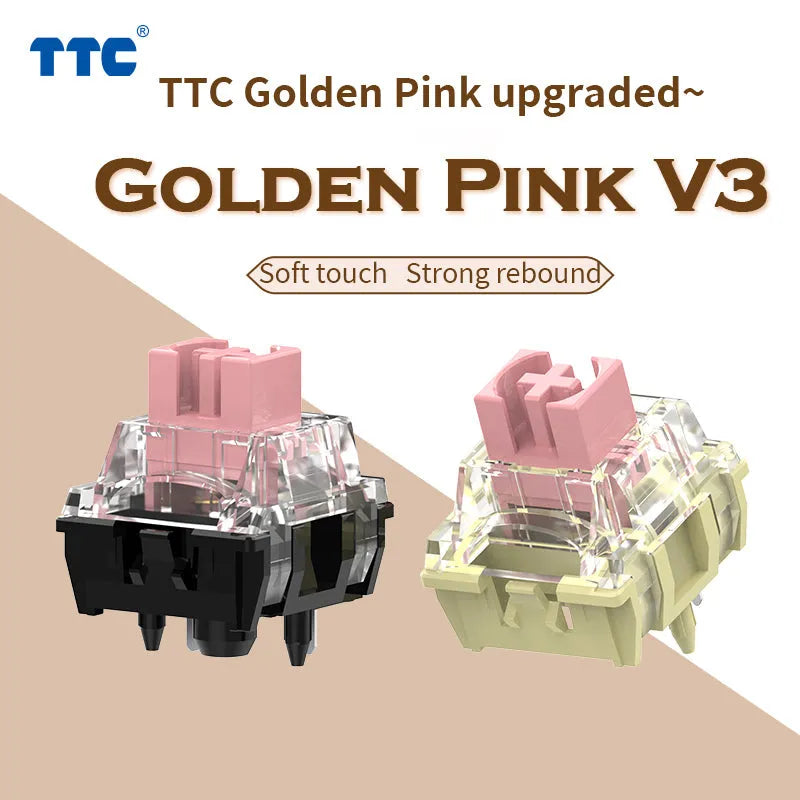 TTC Golden Pink V3 Mechanical Switch